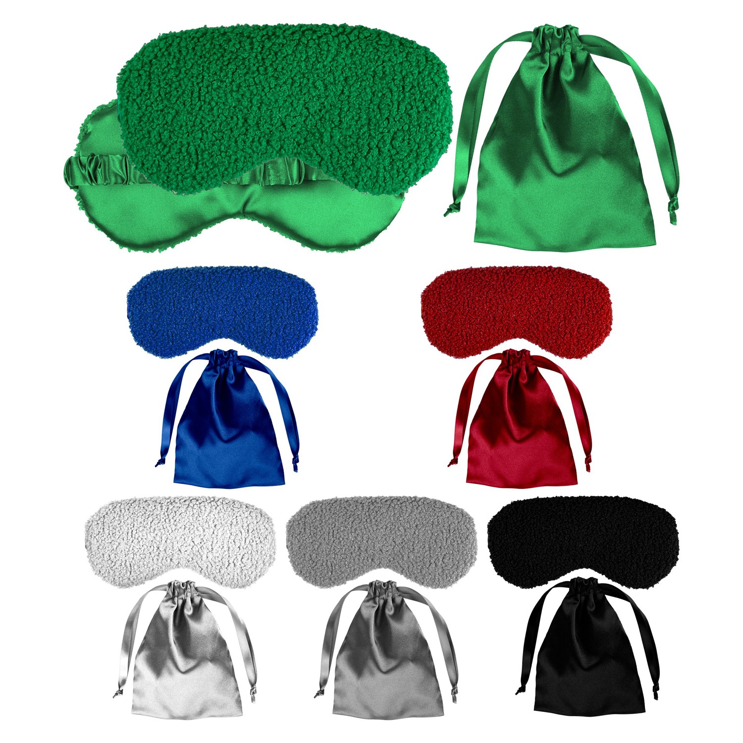 Fuzzy Sleep Mask Set 1