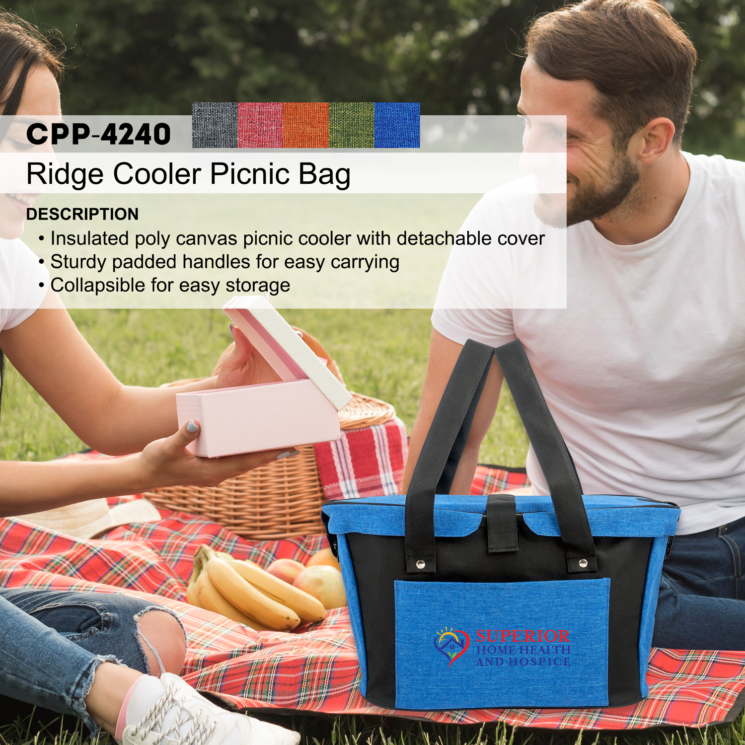 Ridge Cooler Picnic Bag 1