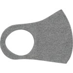 Dome Fabric Face Mask - Gray Black Dome Fabric Face Mask - Gray Black