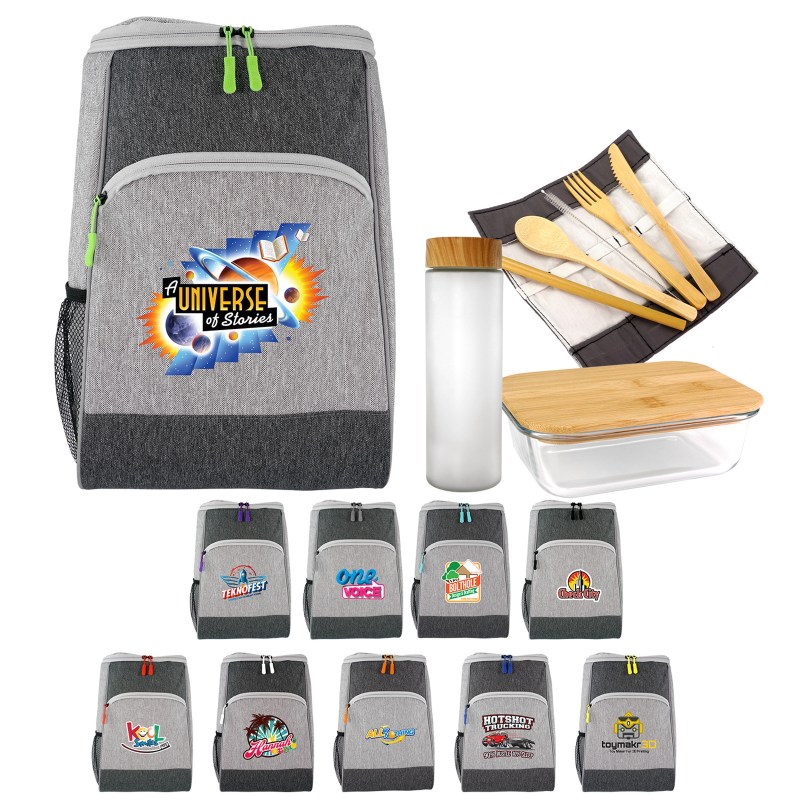Bay Cooler Backpack Glass Lunch Set 1 Bay Cooler Backpack Glass Lunch Set 1