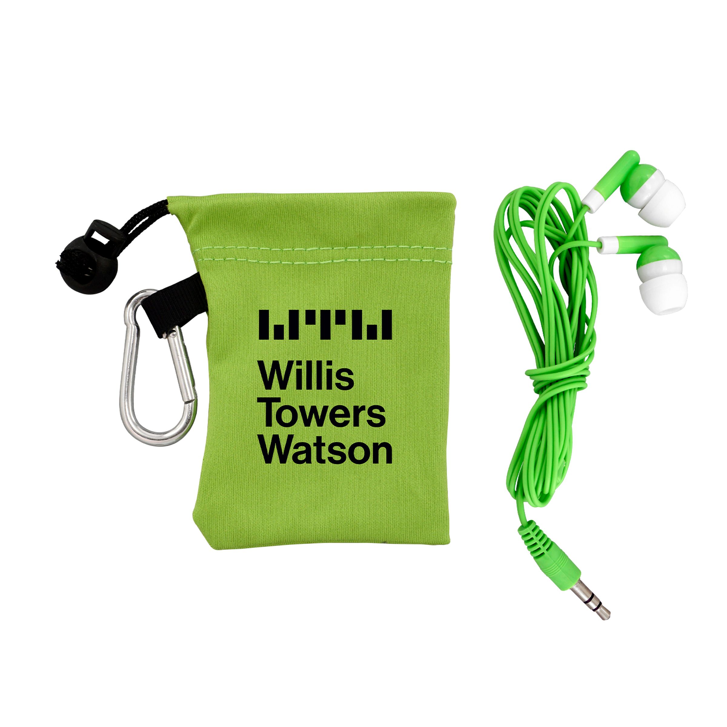 Microfiber Colorful Ear Bud Pouch 1