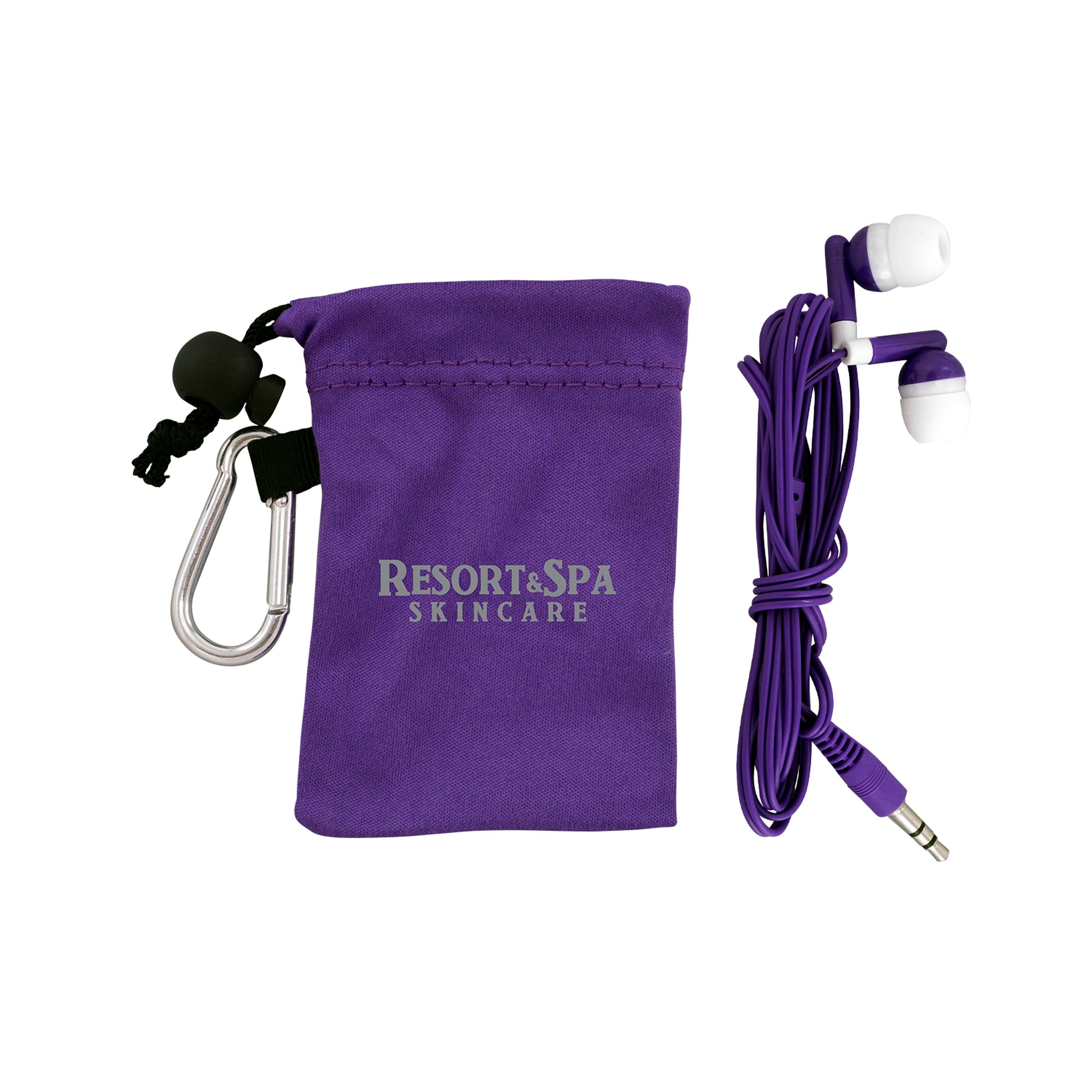 Microfiber Colorful Ear Bud Pouch 1