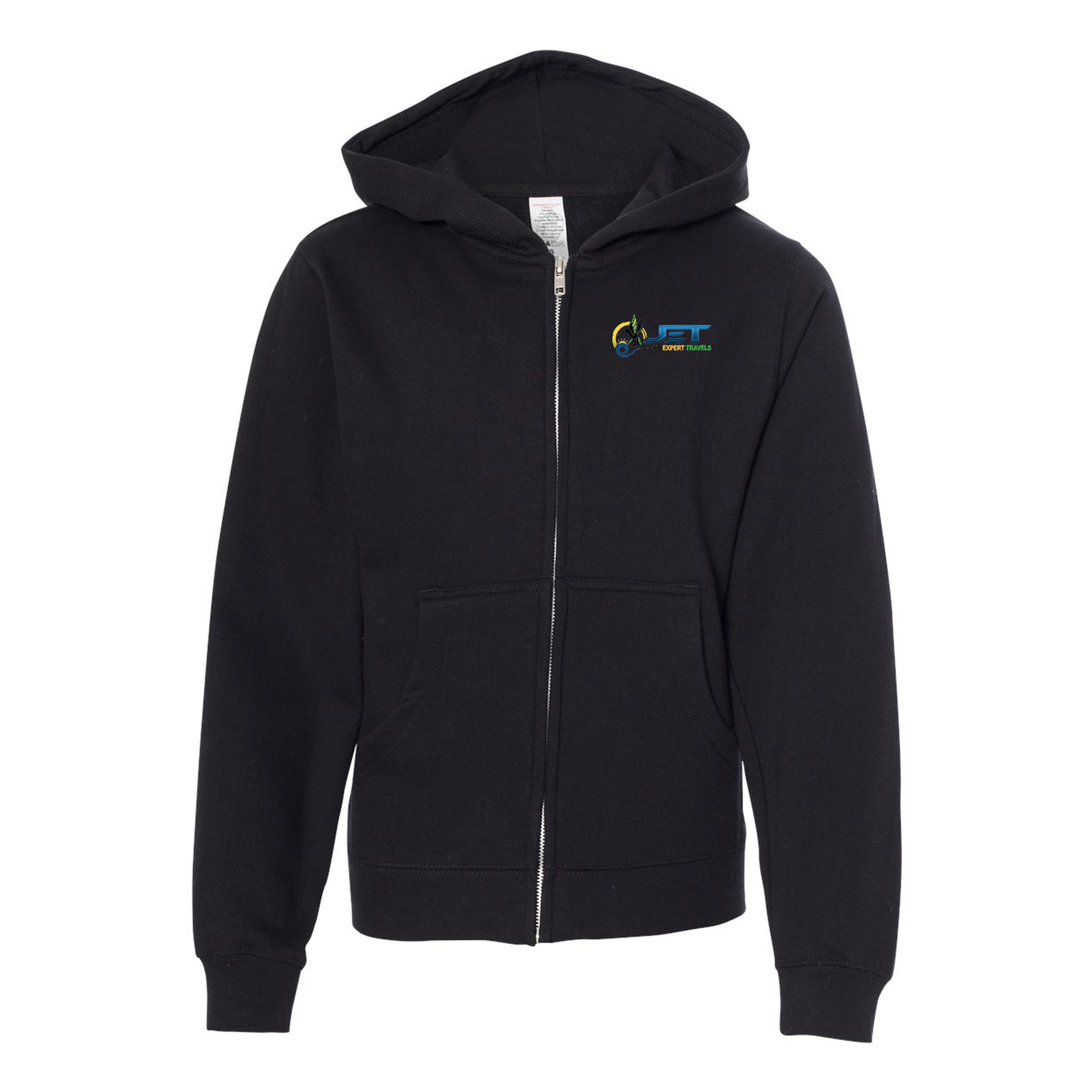 Independent Trading Co. Youth Midweight Zip Hooded Sweatshirt 1
