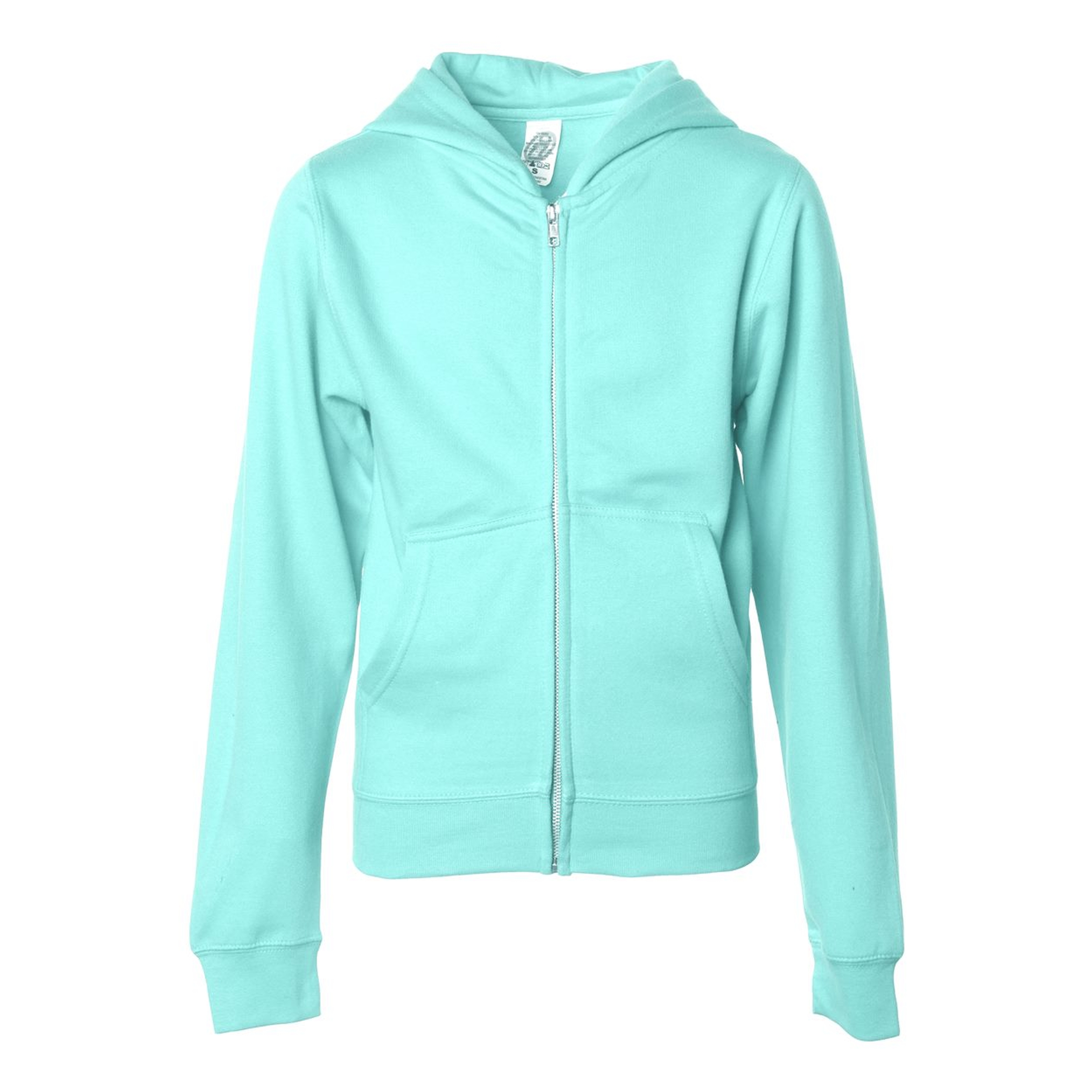 Independent Trading Co. Youth Midweight Zip Hooded Sweatshirt 1