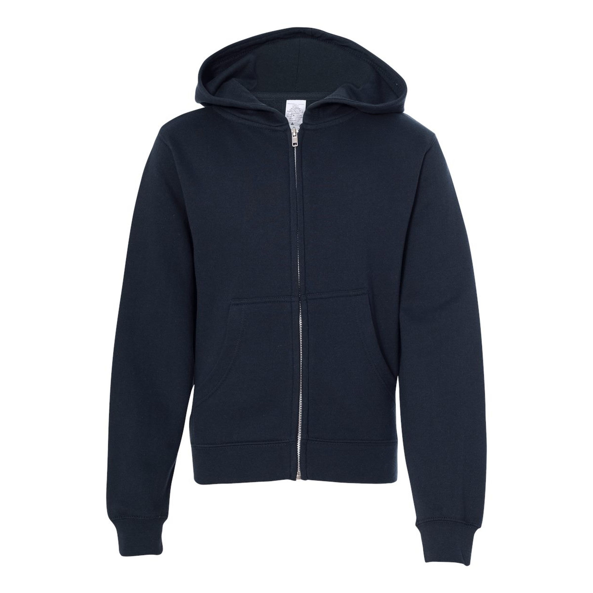 Independent Trading Co. Youth Midweight Zip Hooded Sweatshirt 1