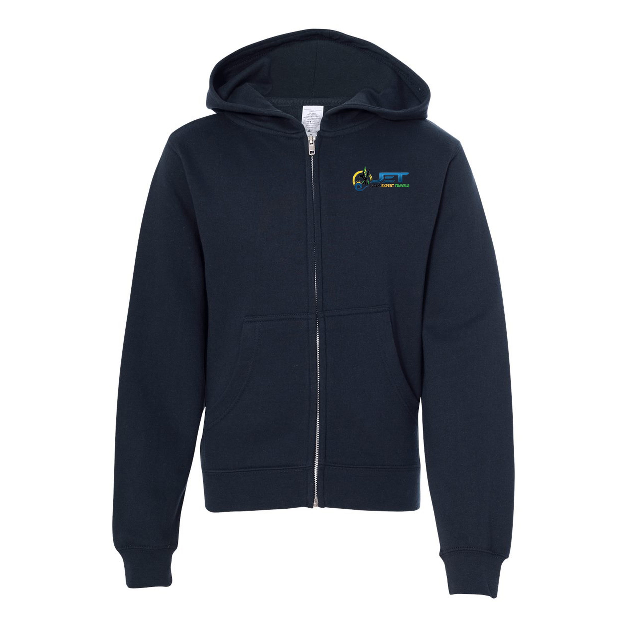 Independent Trading Co. Youth Midweight Zip Hooded Sweatshirt 1