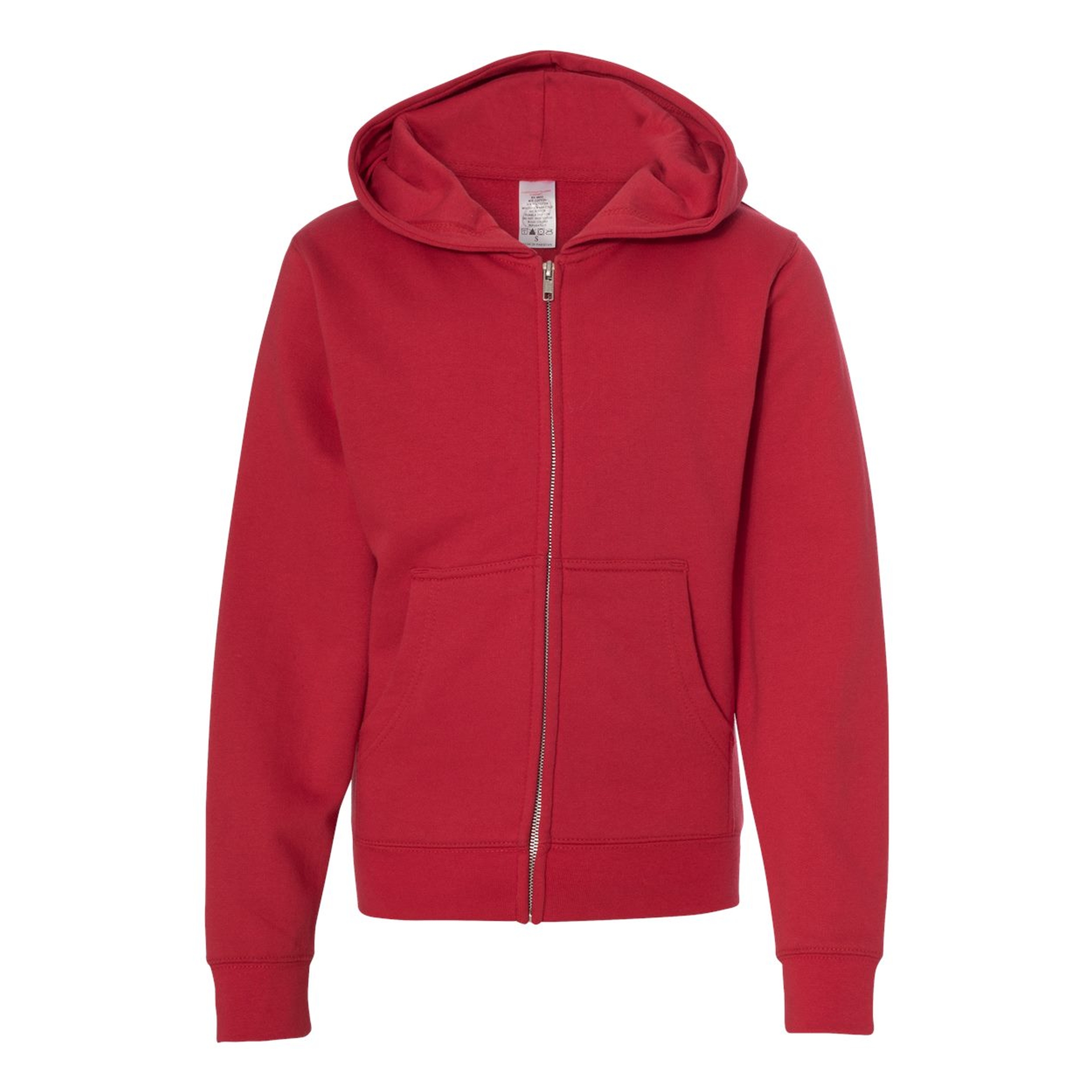 Independent Trading Co. Youth Midweight Zip Hooded Sweatshirt 1