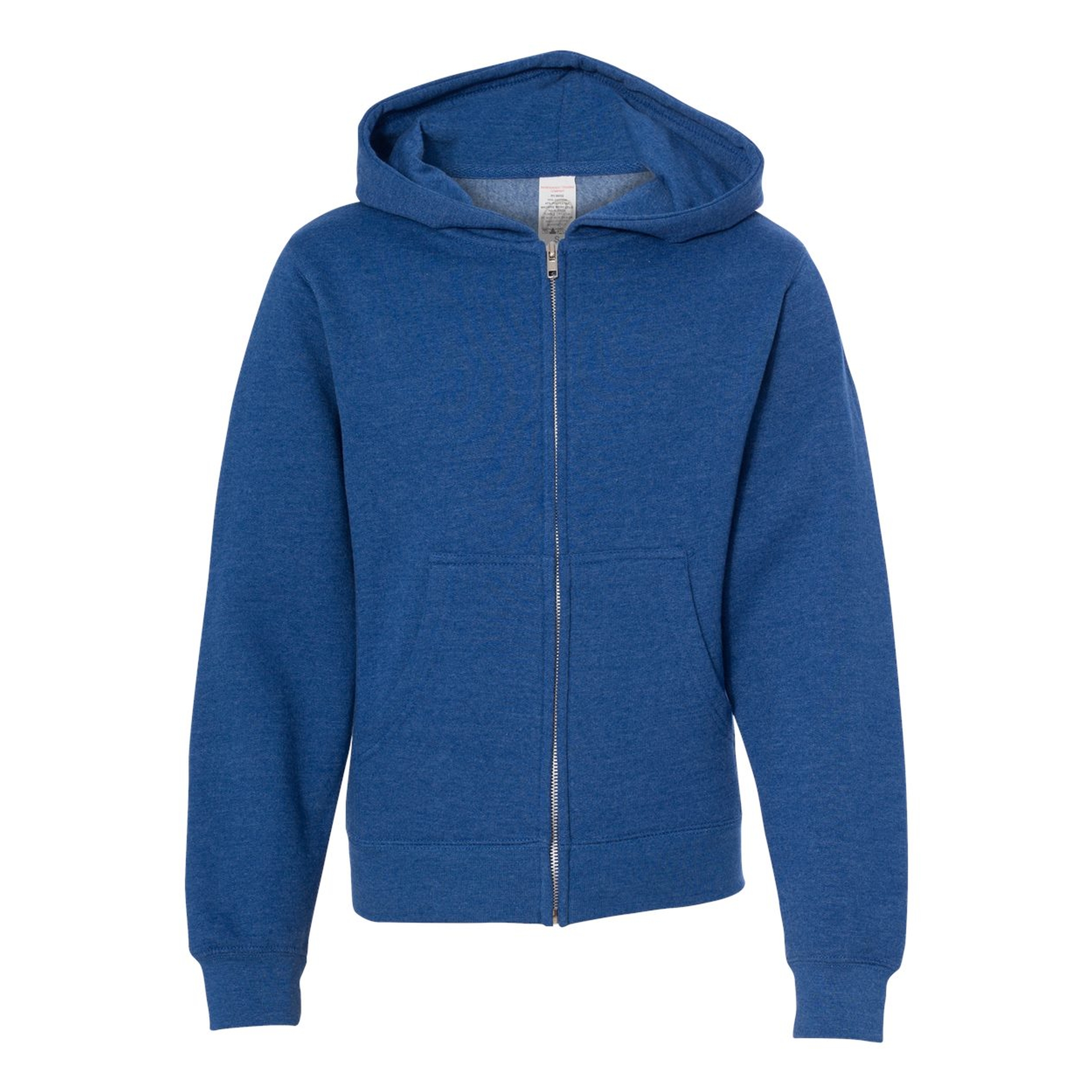 Independent Trading Co. Youth Midweight Zip Hooded Sweatshirt 1
