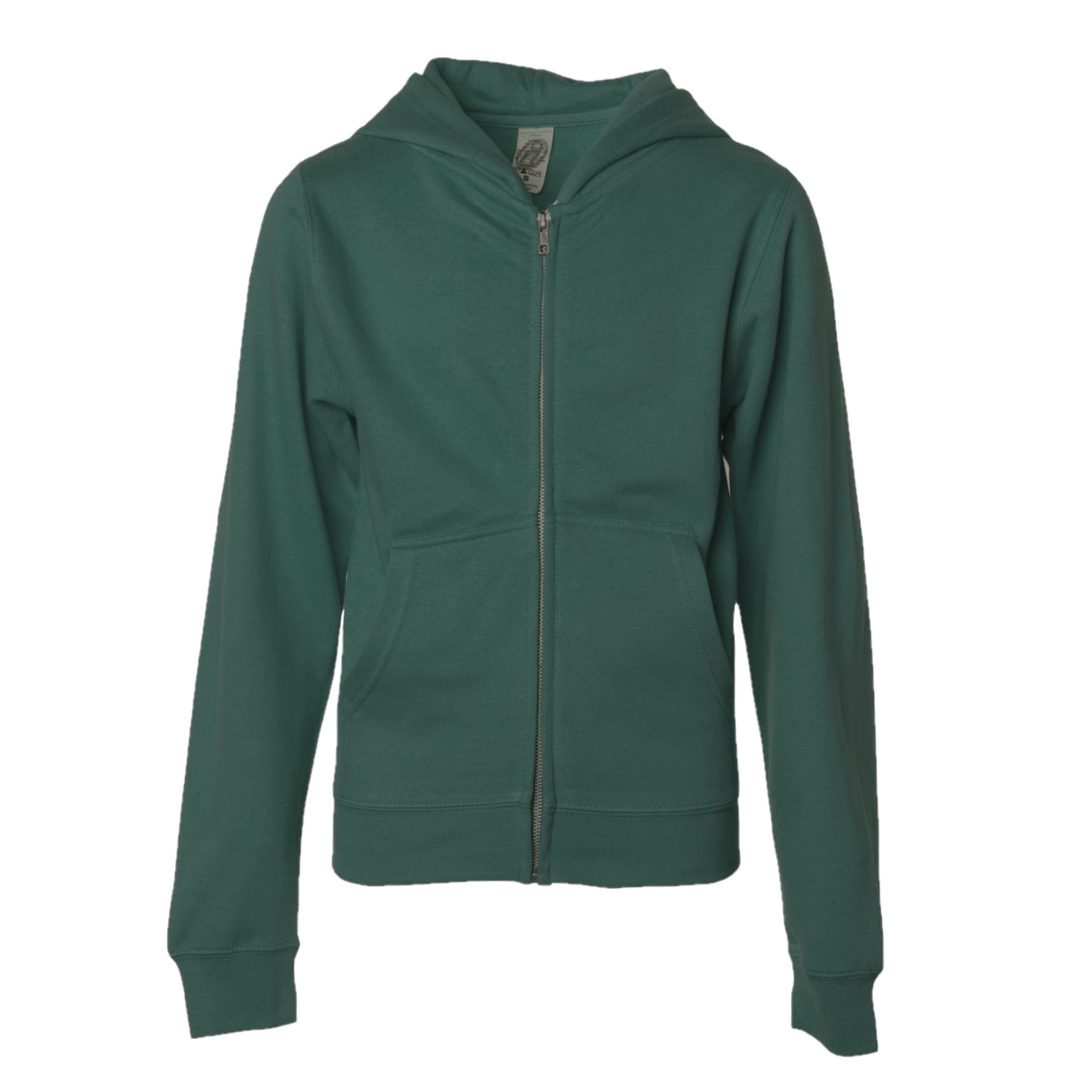 Independent Trading Co. Youth Midweight Zip Hooded Sweatshirt 1
