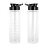 24 oz. Debossed Grip Easy Pour Bottle - Black 24 oz. Debossed Grip Easy Pour Bottle - Black
