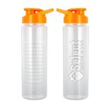 24 oz. Debossed Grip Easy Pour Bottle - Orange 24 oz. Debossed Grip Easy Pour Bottle - Orange