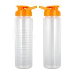 24 oz. Debossed Grip Easy Pour Bottle - Orange 24 oz. Debossed Grip Easy Pour Bottle - Orange