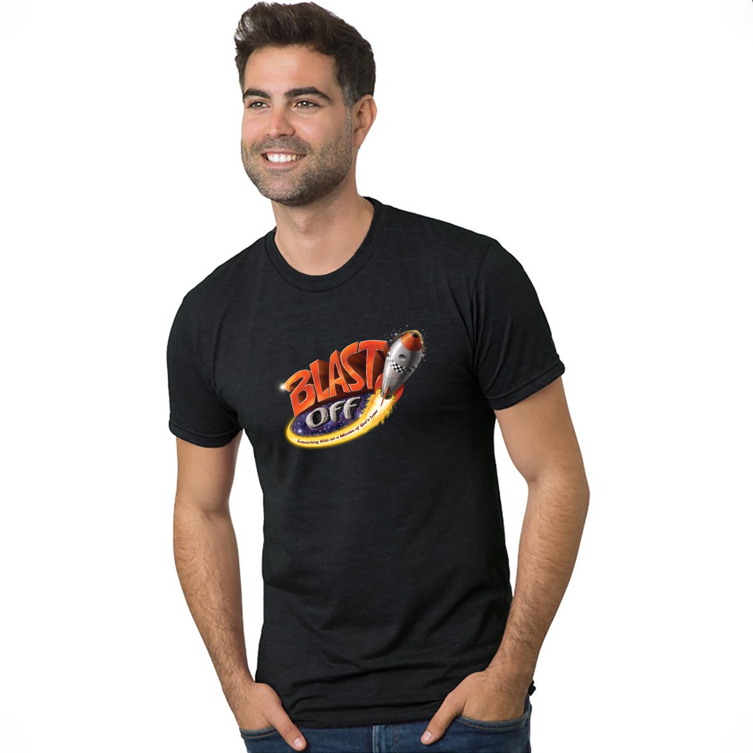 BAYSIDE Unisex Triblend T-Shirt 1