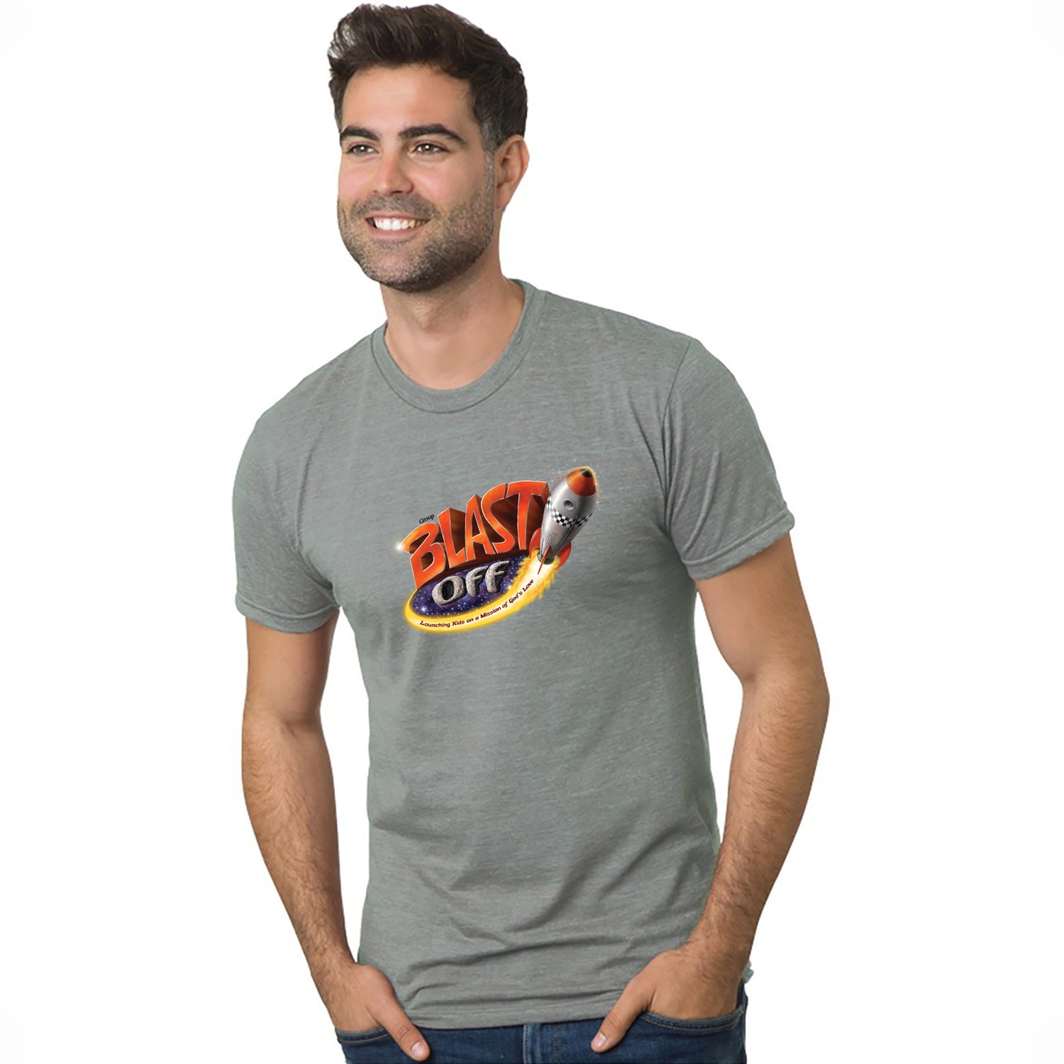BAYSIDE Unisex Triblend T-Shirt 1
