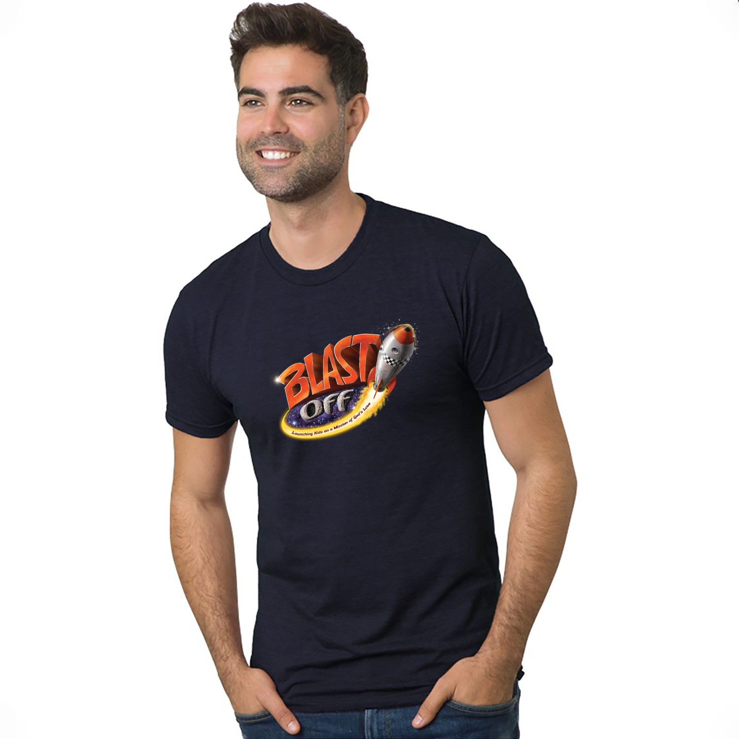 BAYSIDE Unisex Triblend T-Shirt 1