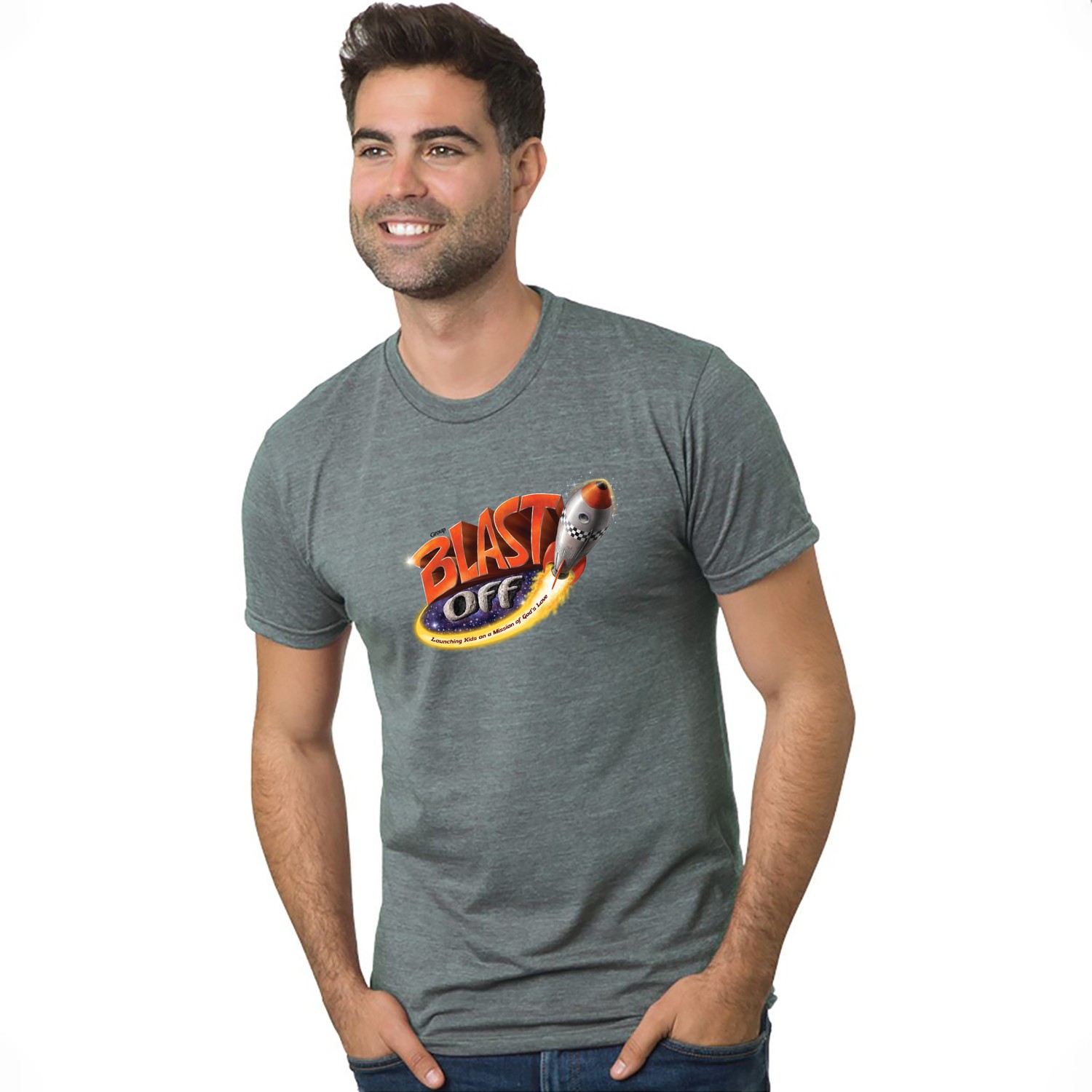 BAYSIDE Unisex Triblend T-Shirt 1