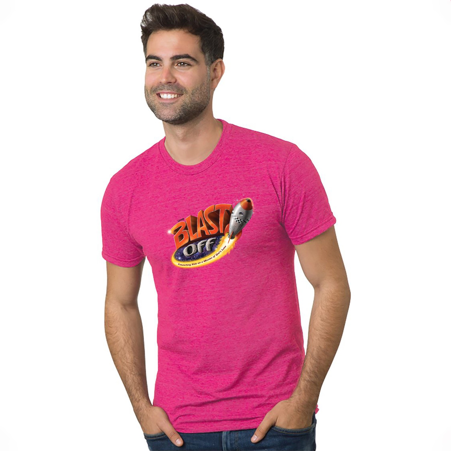 BAYSIDE Unisex Triblend T-Shirt 1