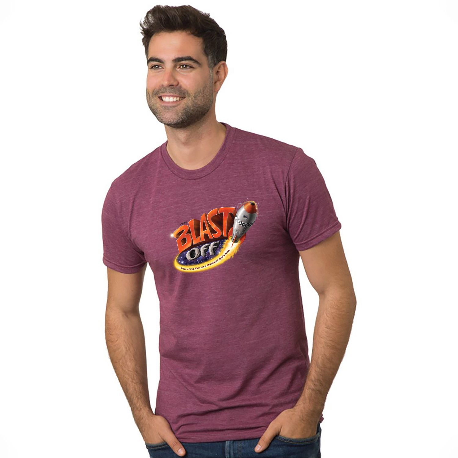 BAYSIDE Unisex Triblend T-Shirt 1
