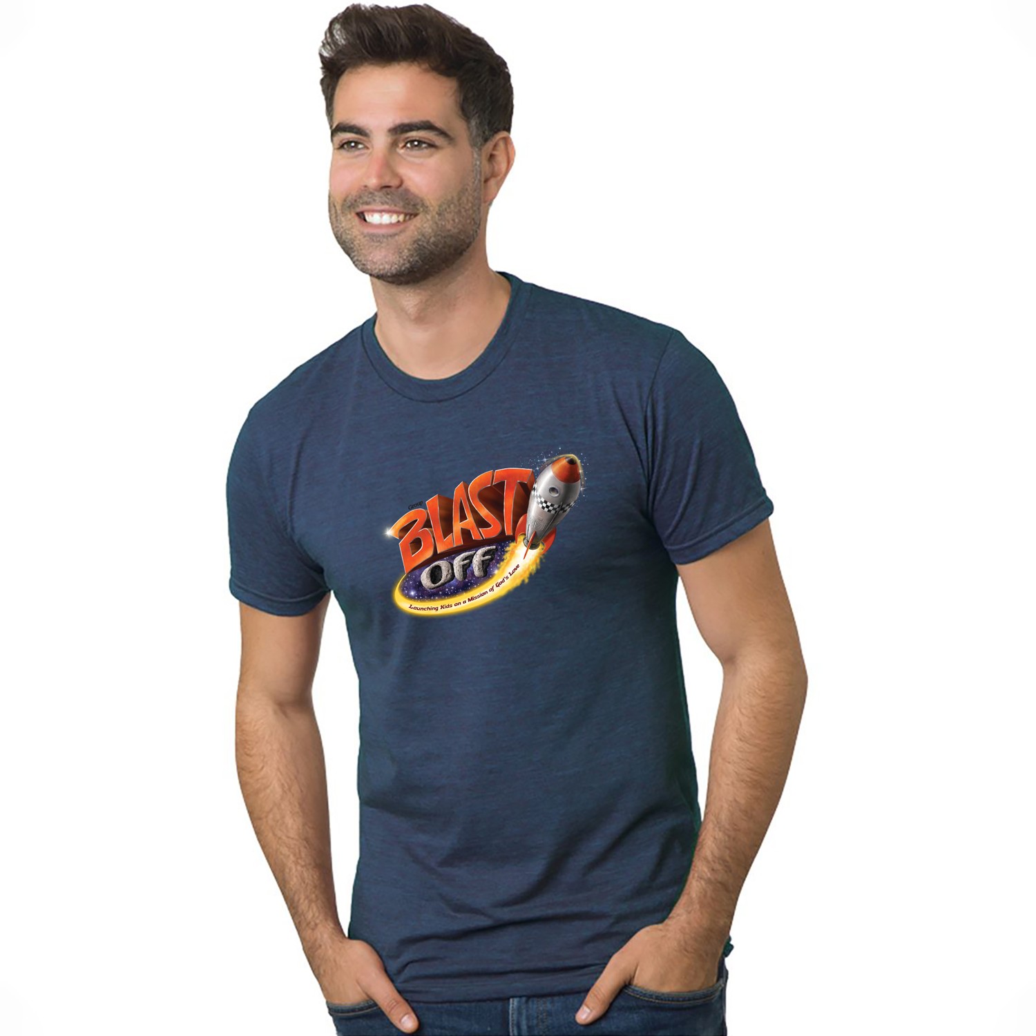 BAYSIDE Unisex Triblend T-Shirt 1