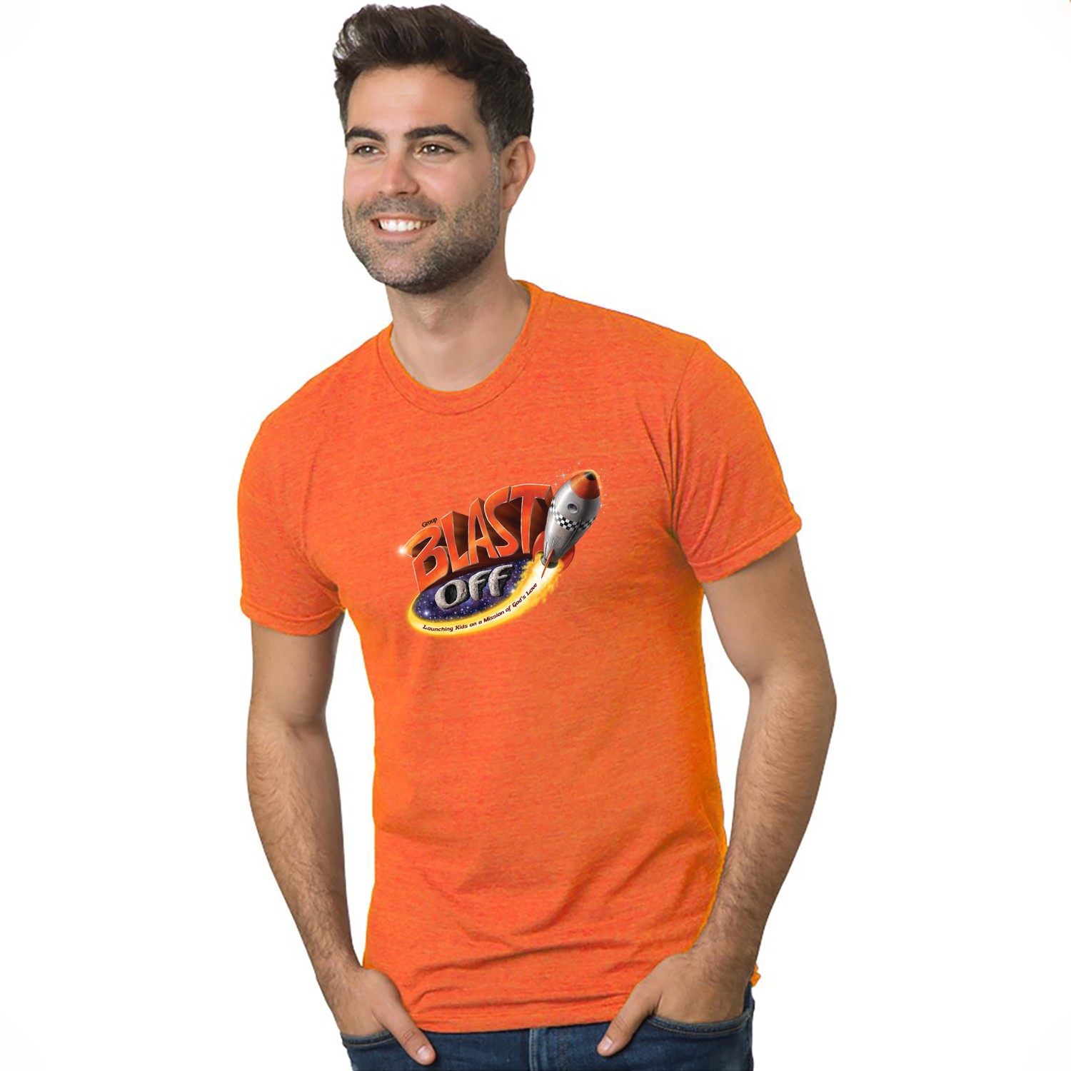 BAYSIDE Unisex Triblend T-Shirt 1