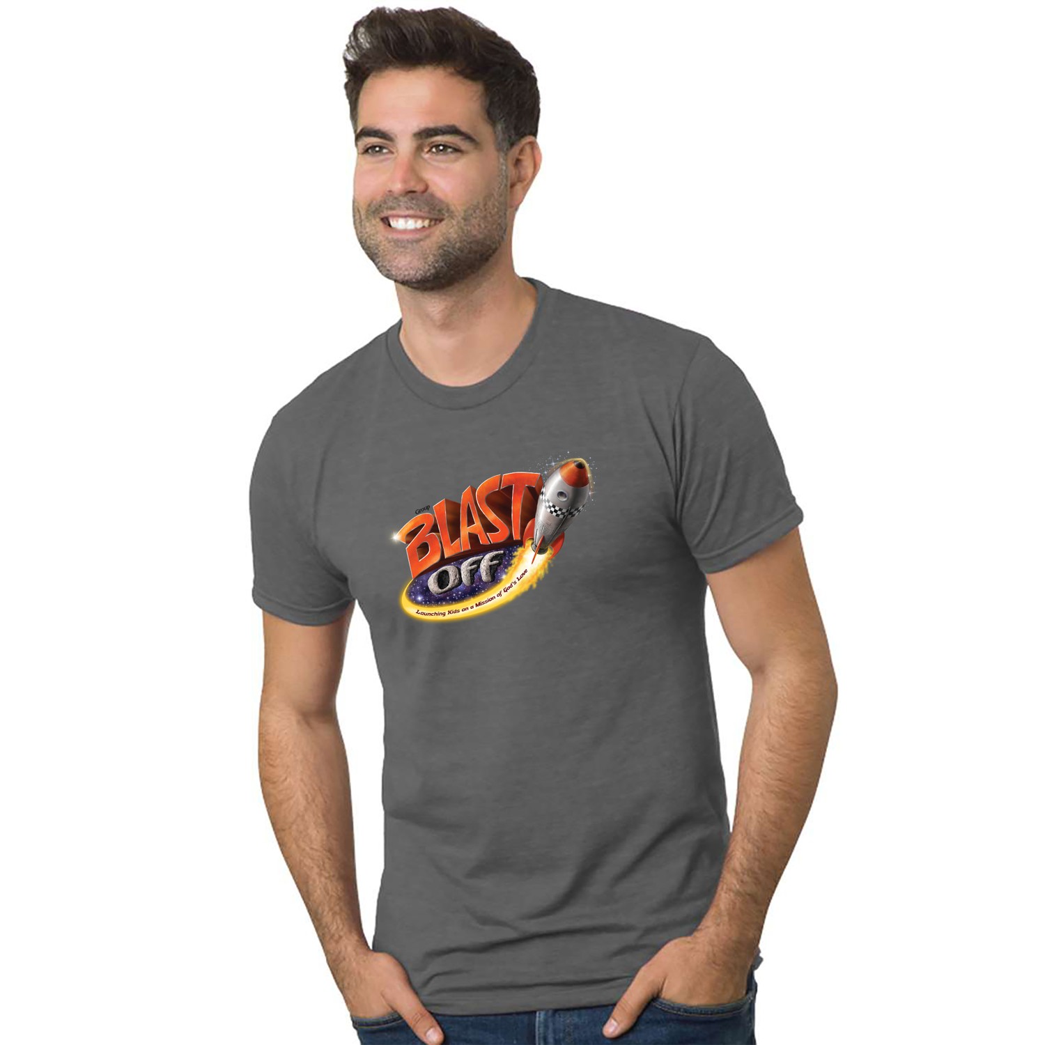 BAYSIDE Unisex Triblend T-Shirt 1