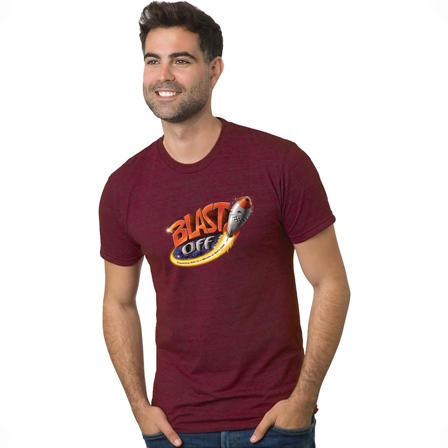 BAYSIDE Unisex Triblend T-Shirt 1