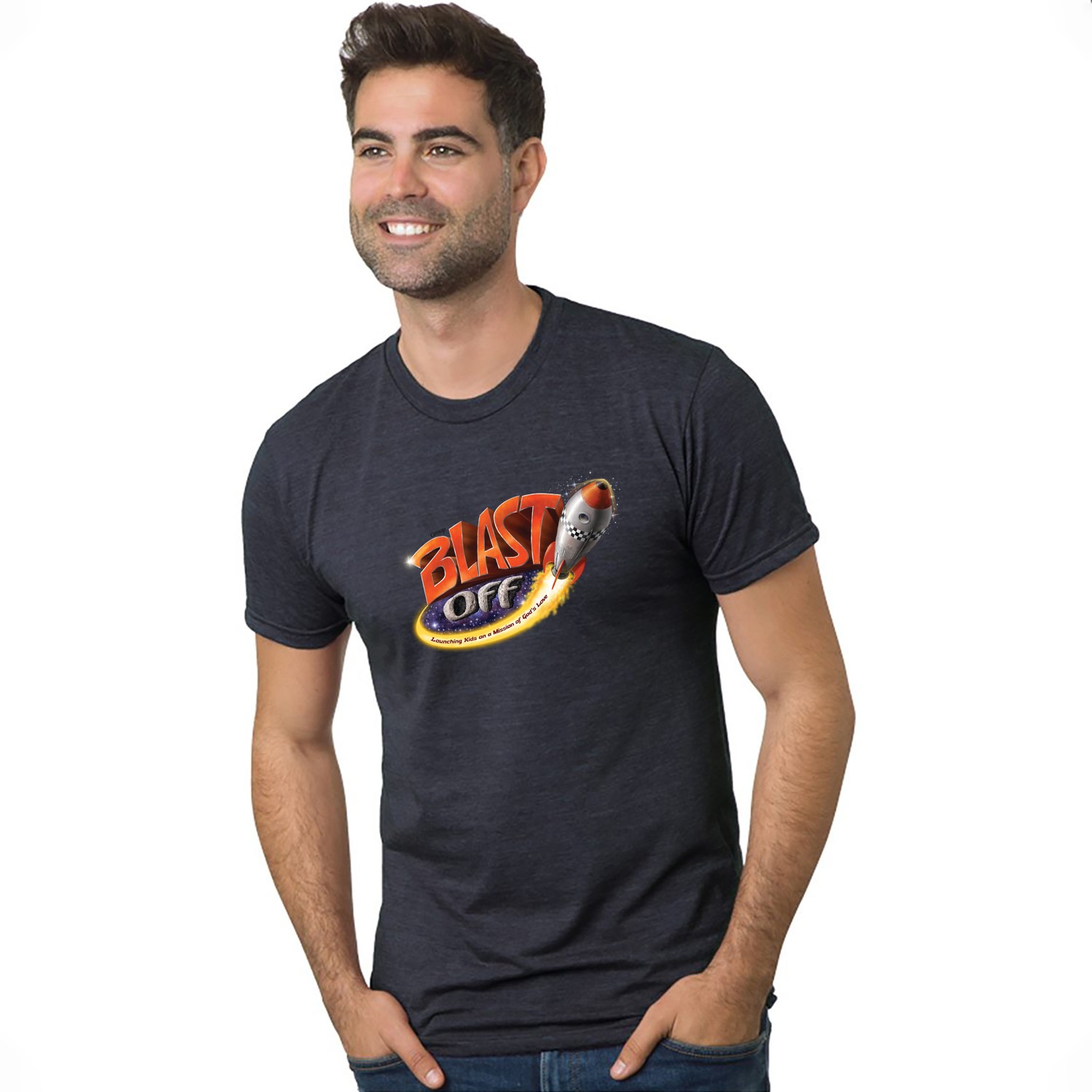 BAYSIDE Unisex Triblend T-Shirt 1