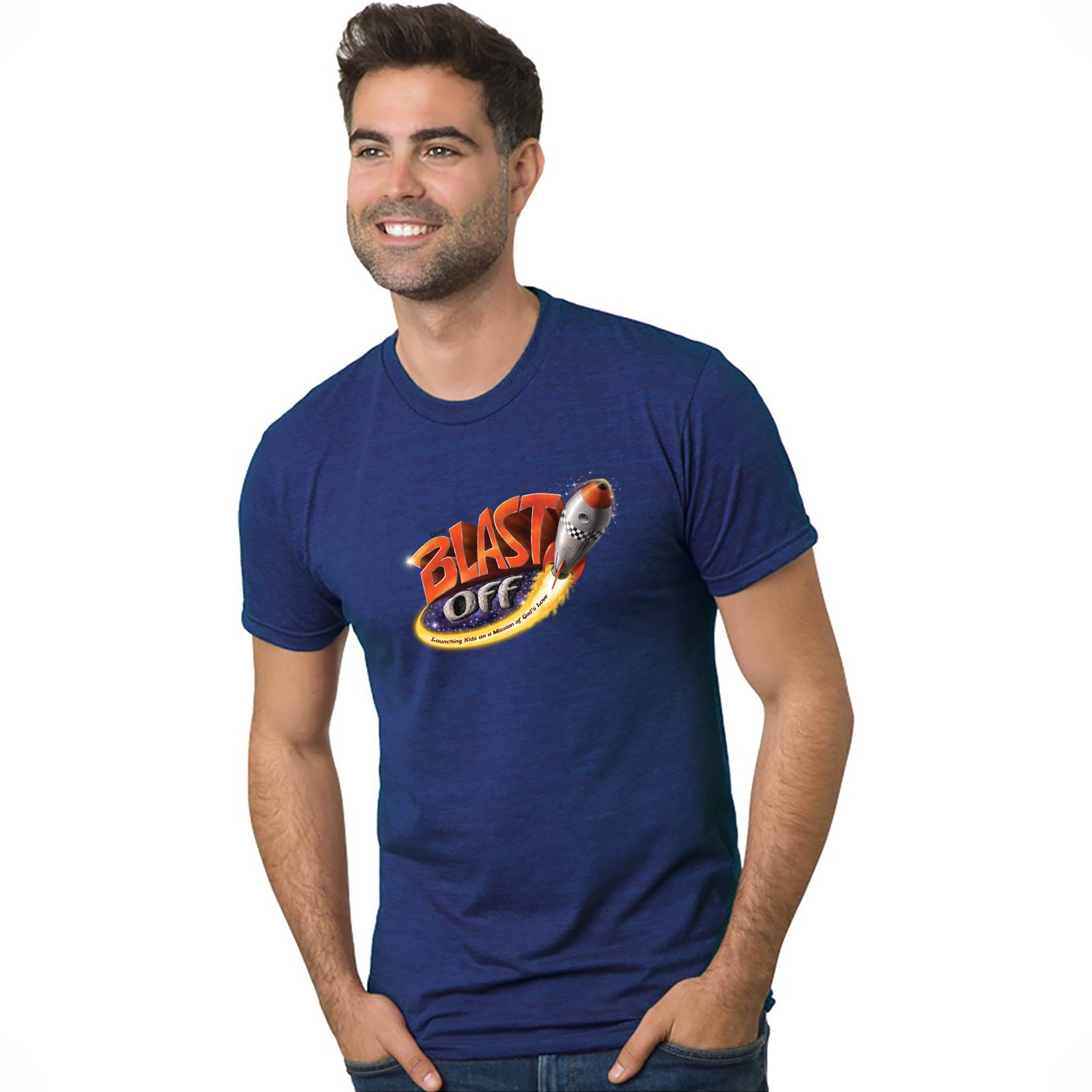 BAYSIDE Unisex Triblend T-Shirt 1