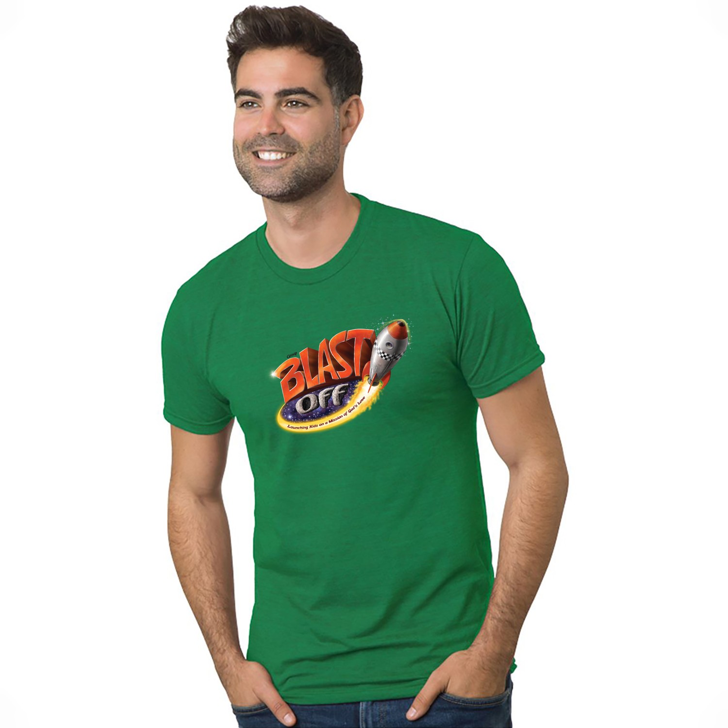 BAYSIDE Unisex Triblend T-Shirt 1