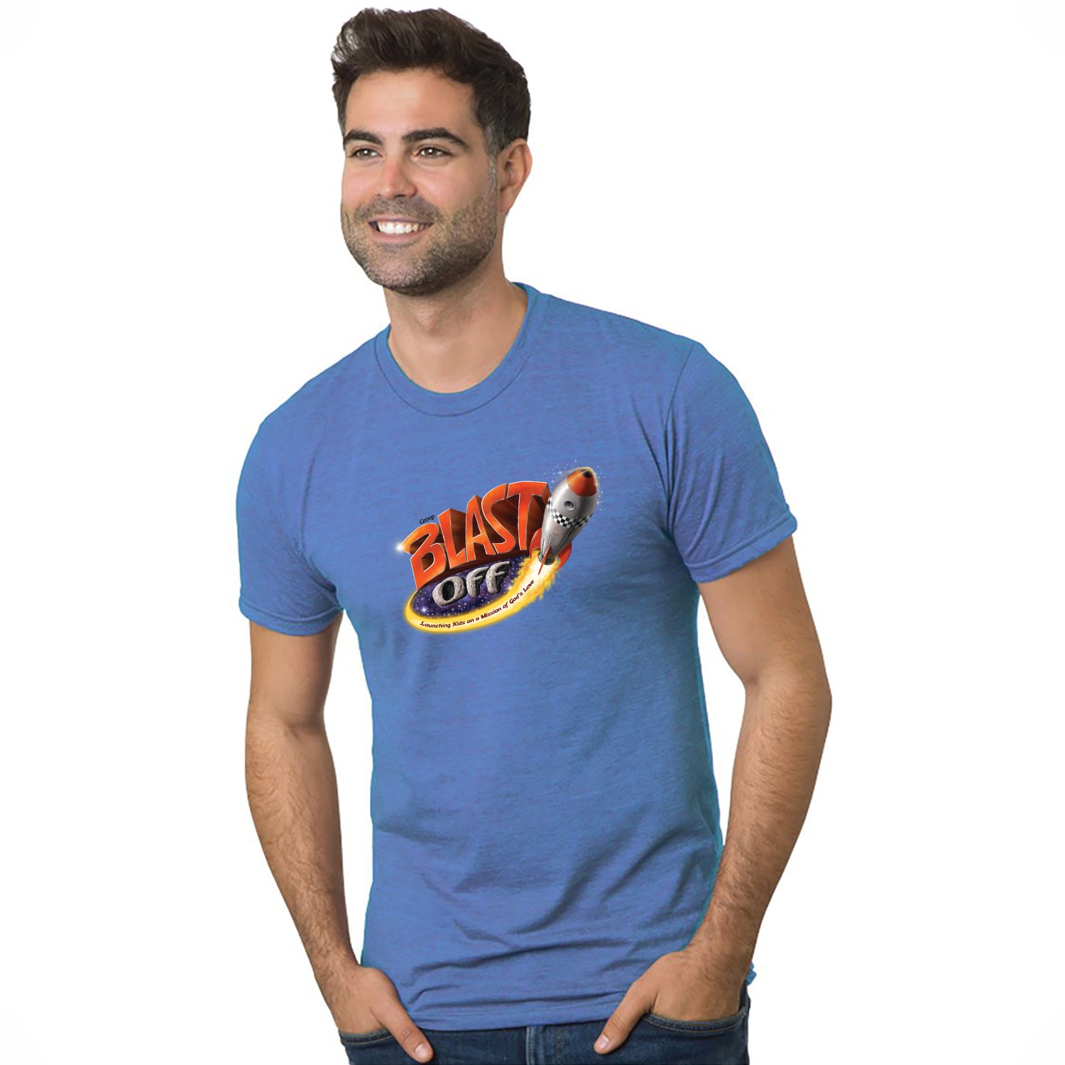 BAYSIDE Unisex Triblend T-Shirt 1
