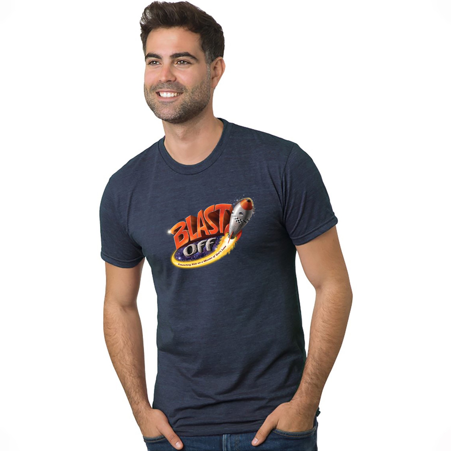 BAYSIDE Unisex Triblend T-Shirt 1