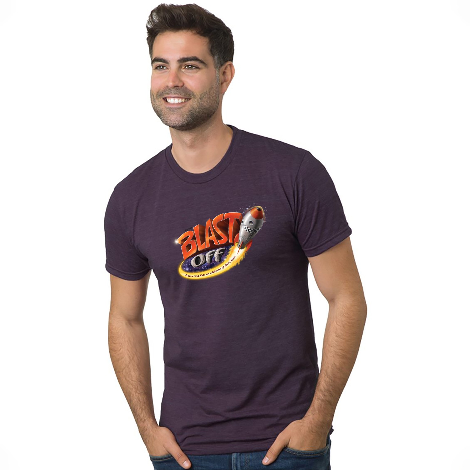 BAYSIDE Unisex Triblend T-Shirt 1