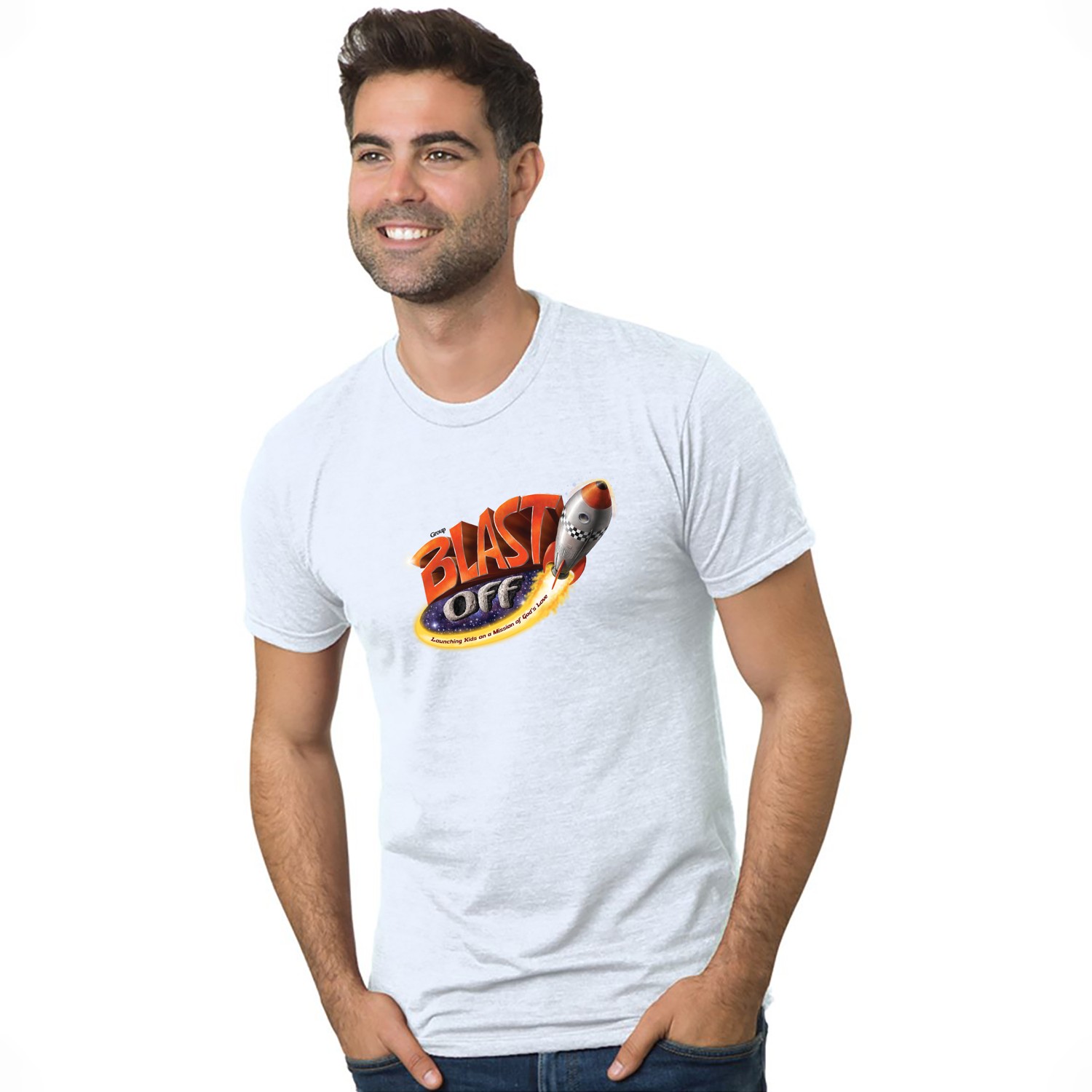 BAYSIDE Unisex Triblend T-Shirt 1