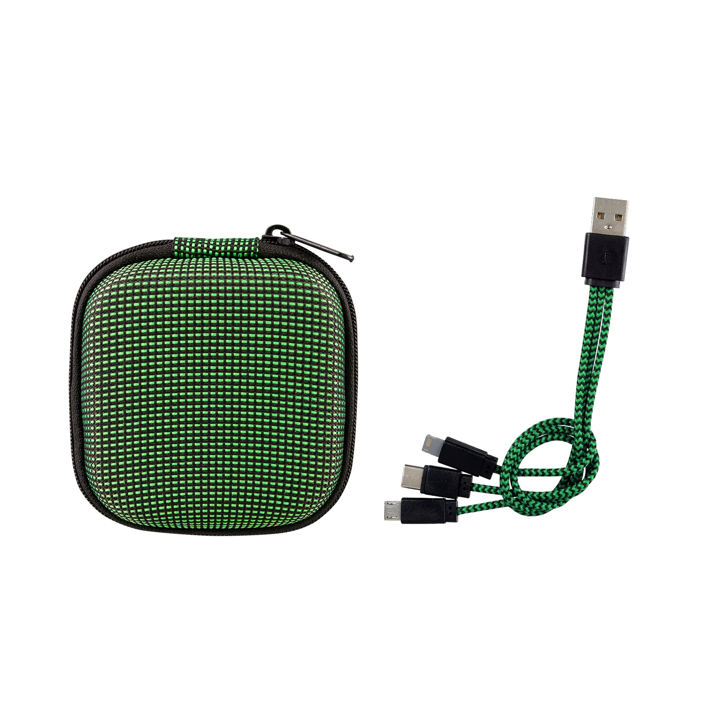 Textured 3-in-1 Charging Cable Set 1