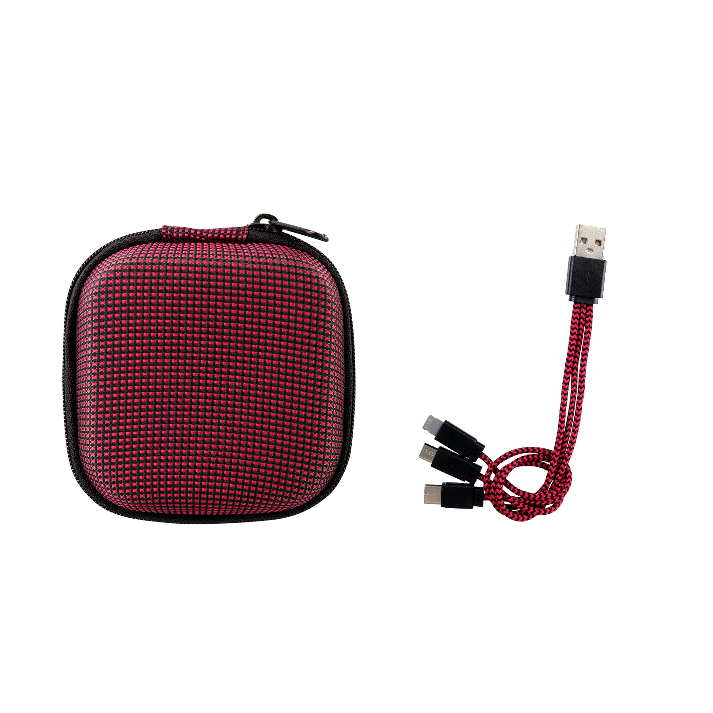 Textured 3-in-1 Charging Cable Set 1