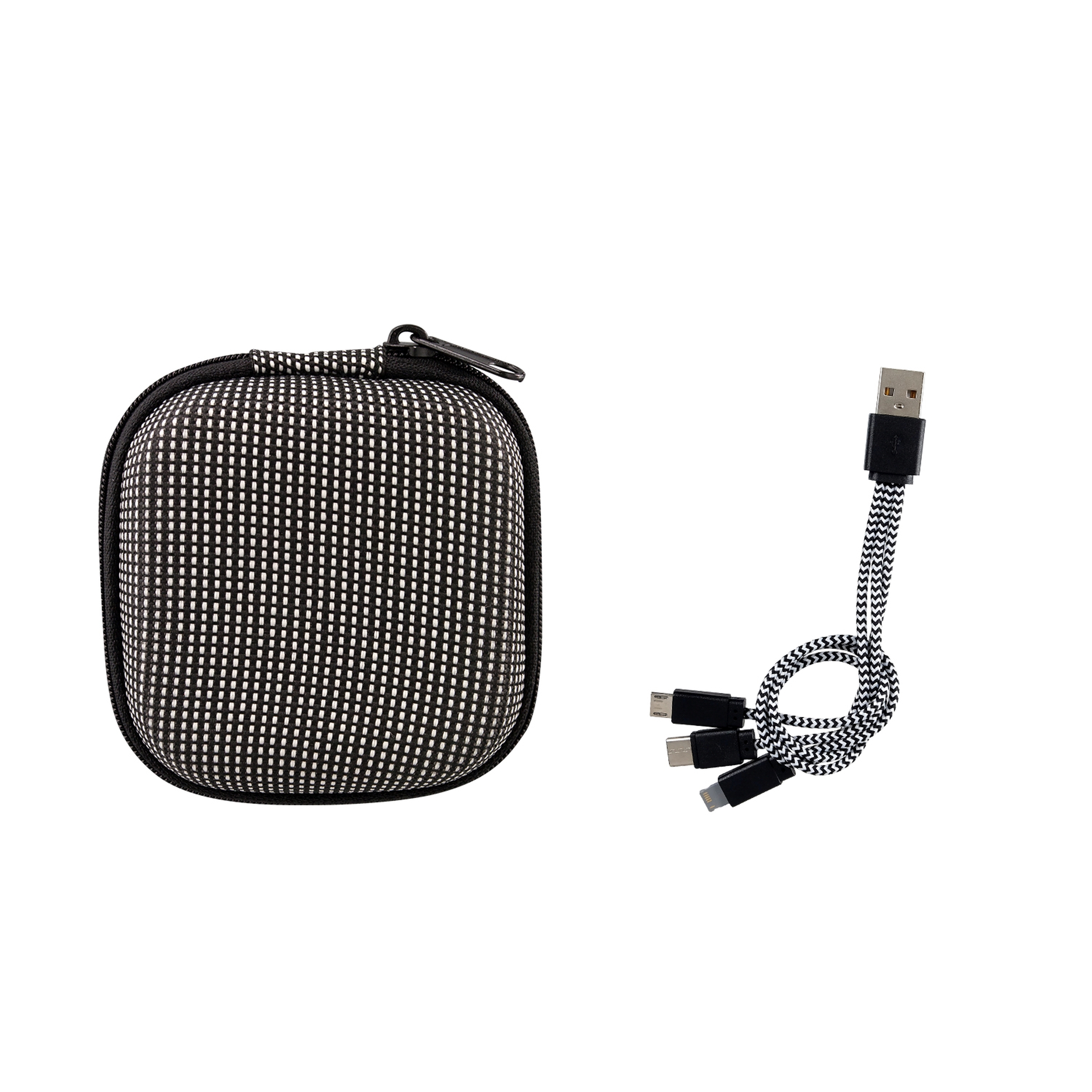 Textured 3-in-1 Charging Cable Set 1