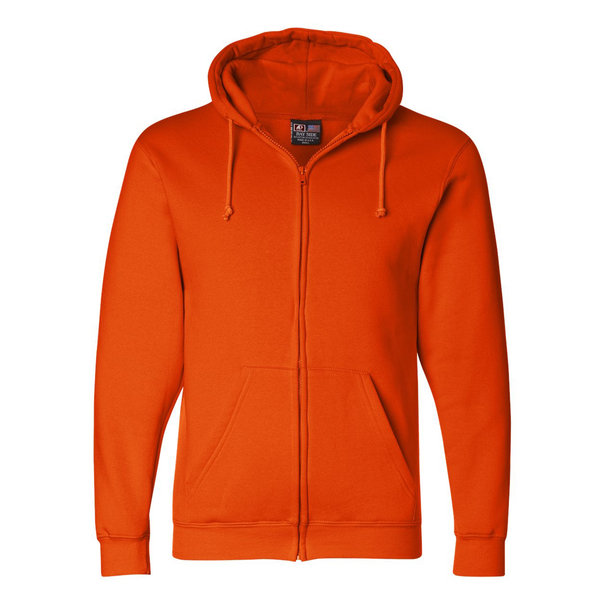 Bayside USA-Made Full-Zip Hooded Sweatshirt 1