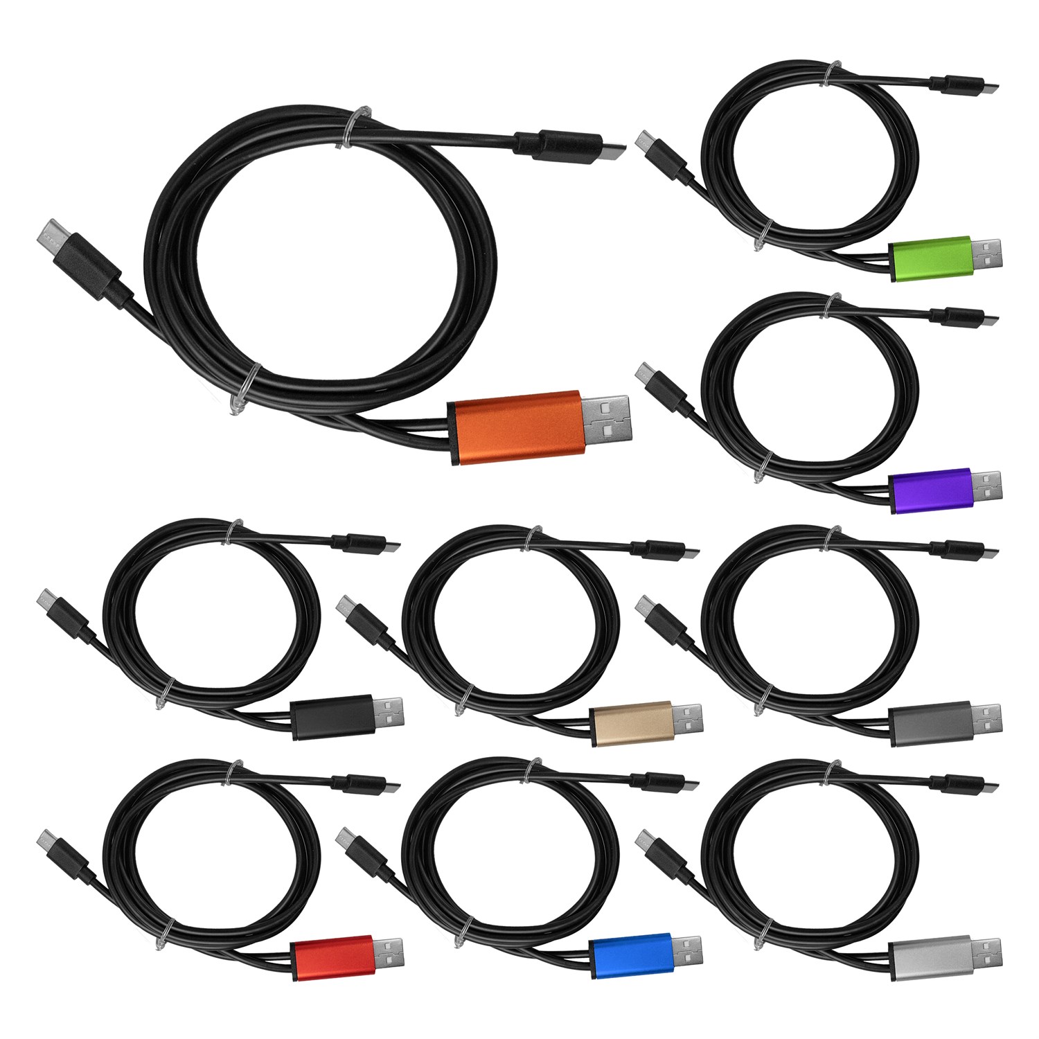4' Dual Input A + C to C Accent Cable 1