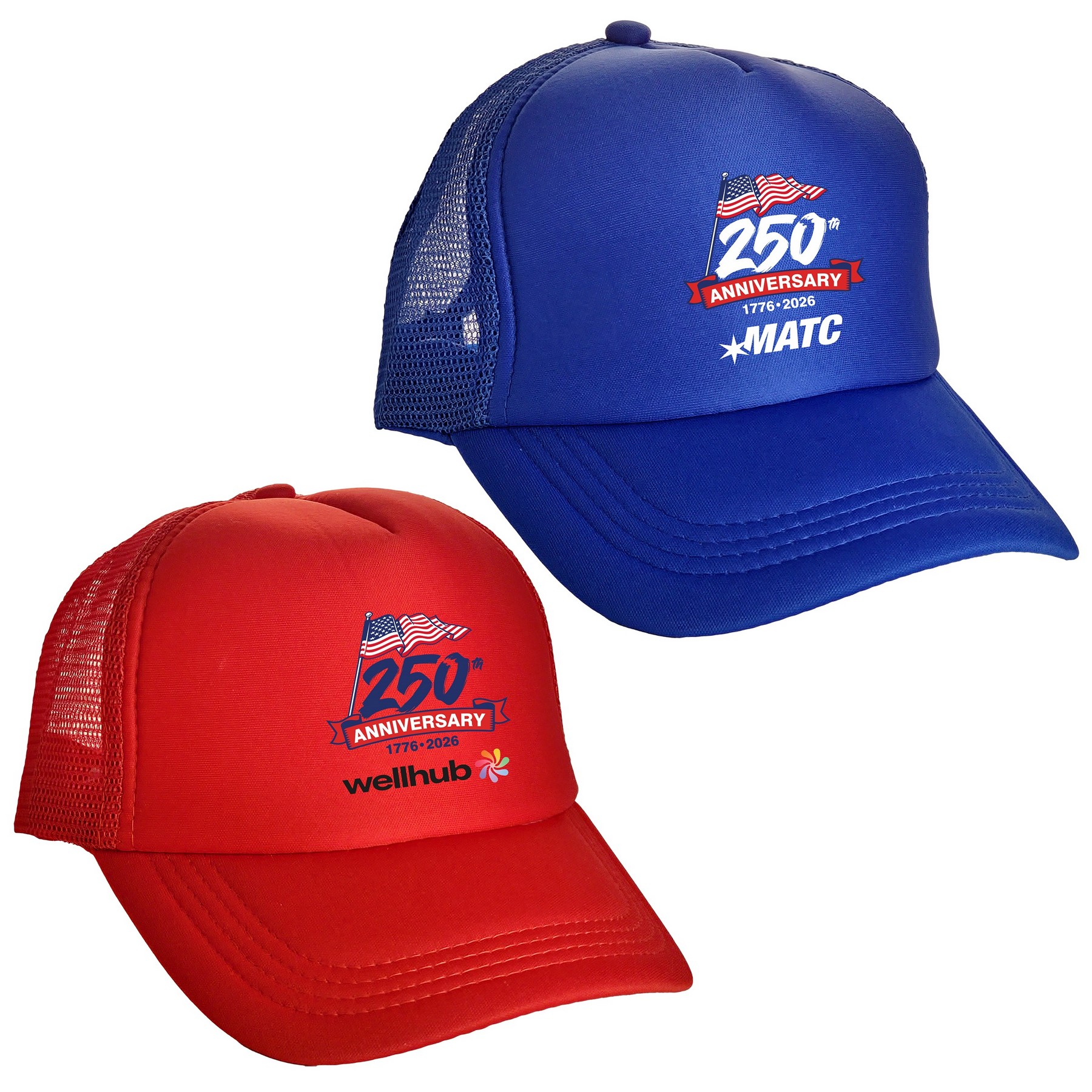 Patriotic Foam Trucker Hat 1