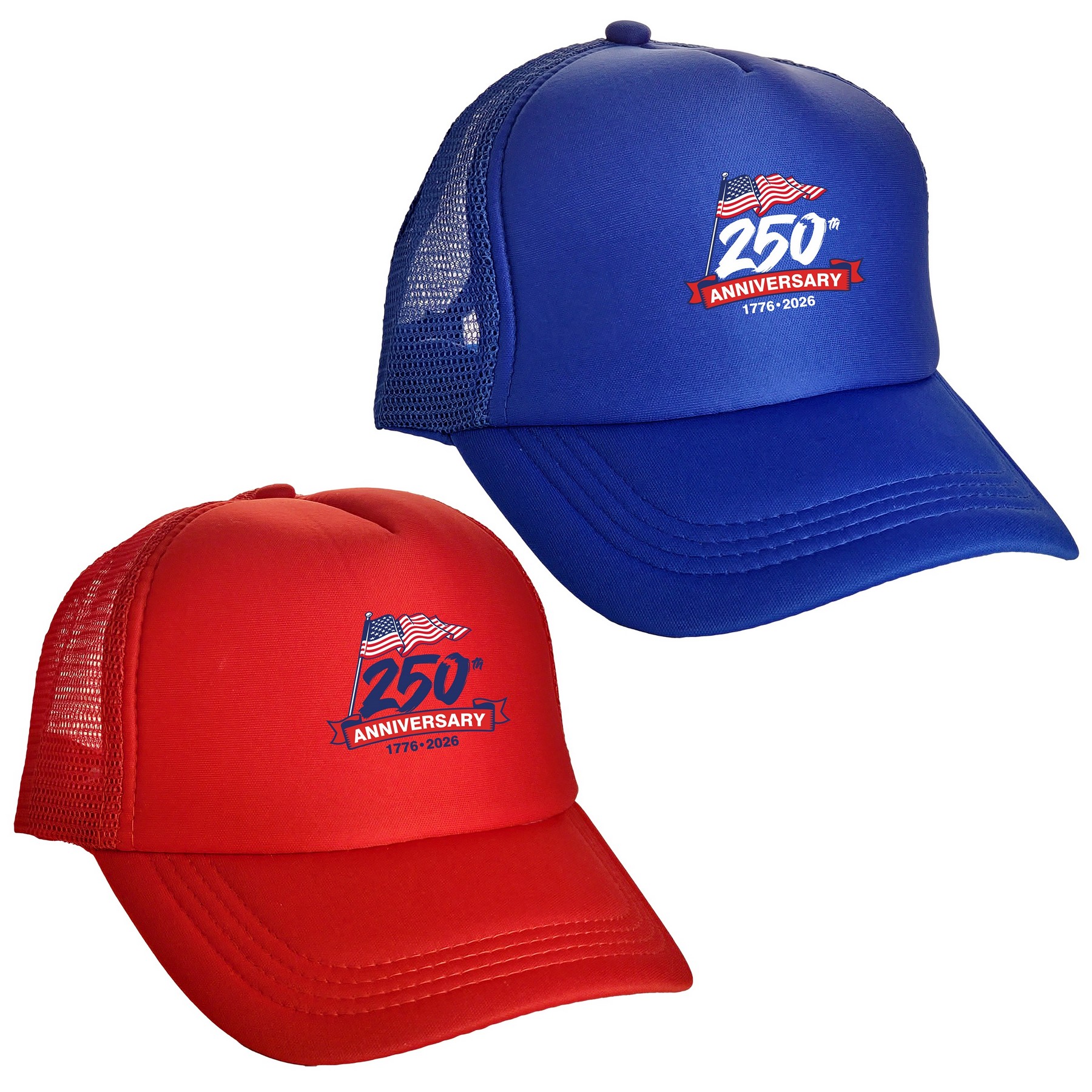 Patriotic Foam Trucker Hat 1