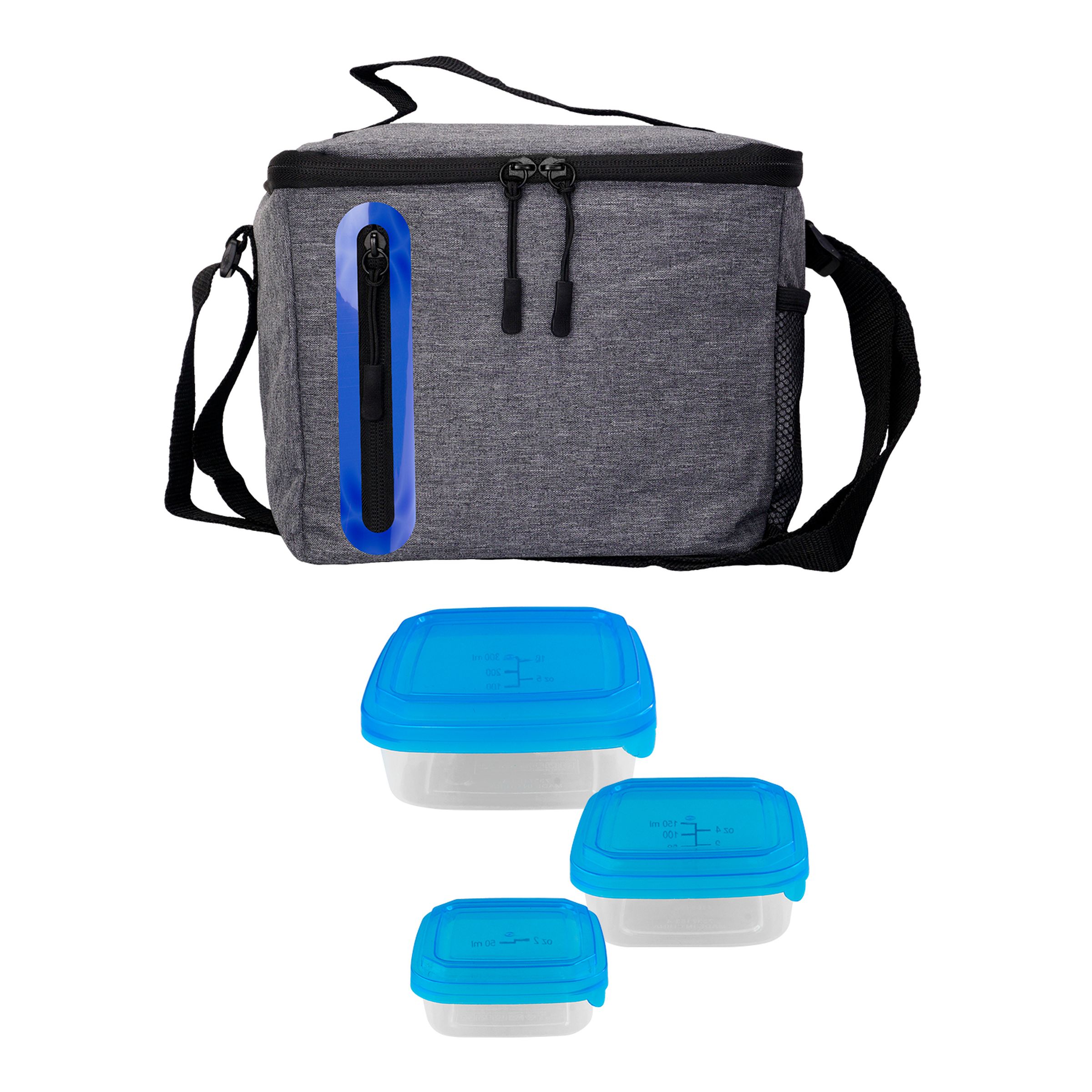 Portion Control Oval Cooler Lunch Set 1