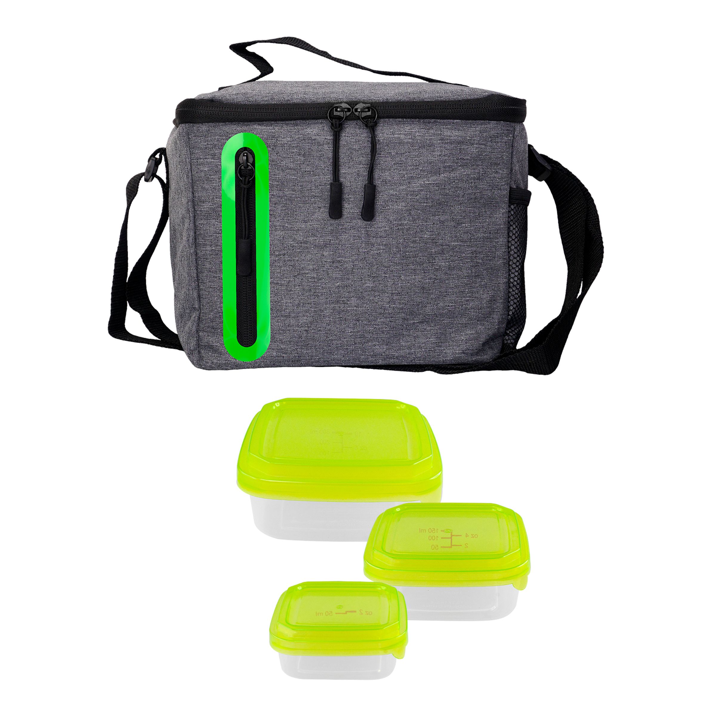 Portion Control Oval Cooler Lunch Set 1