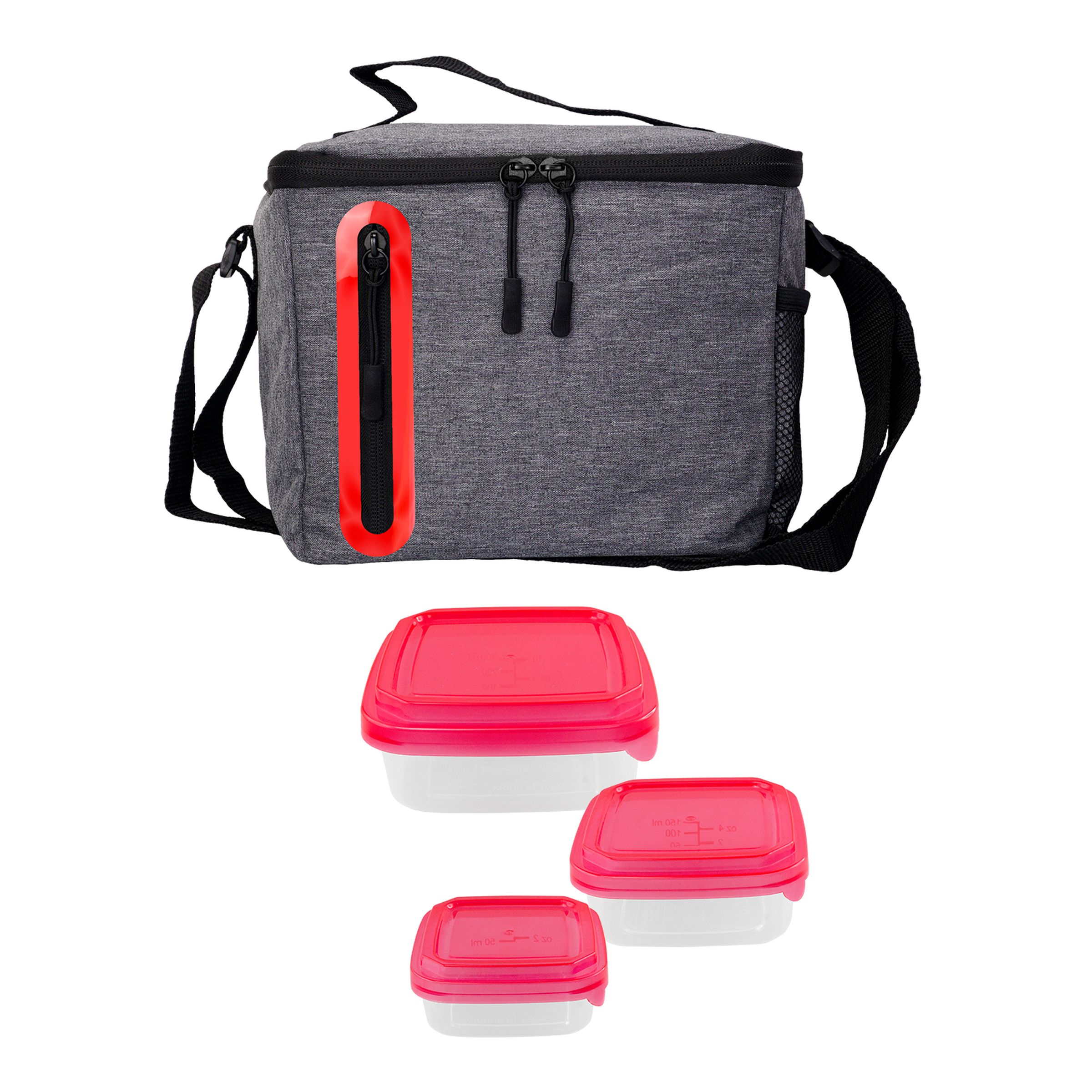 Portion Control Oval Cooler Lunch Set 1
