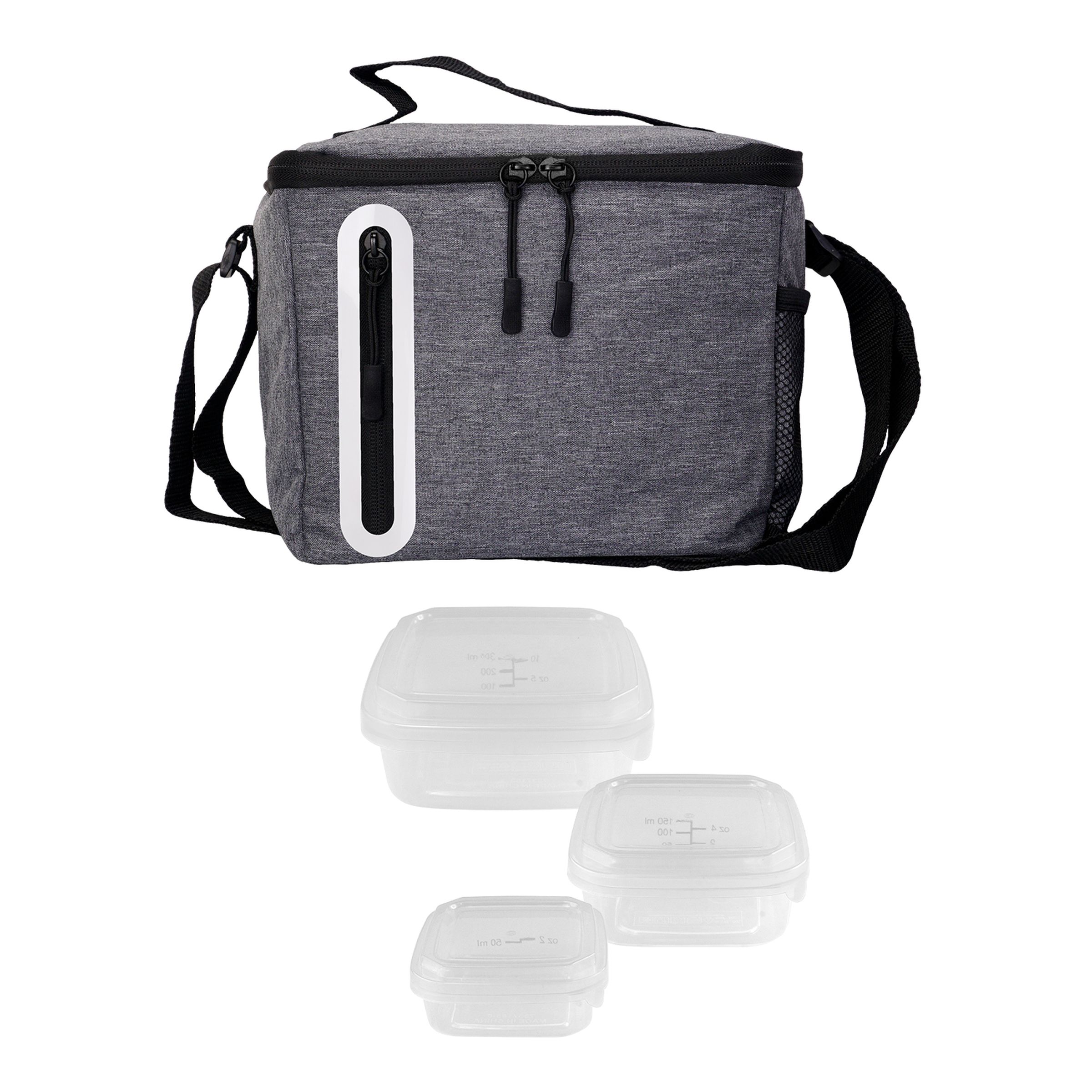 Portion Control Oval Cooler Lunch Set 1