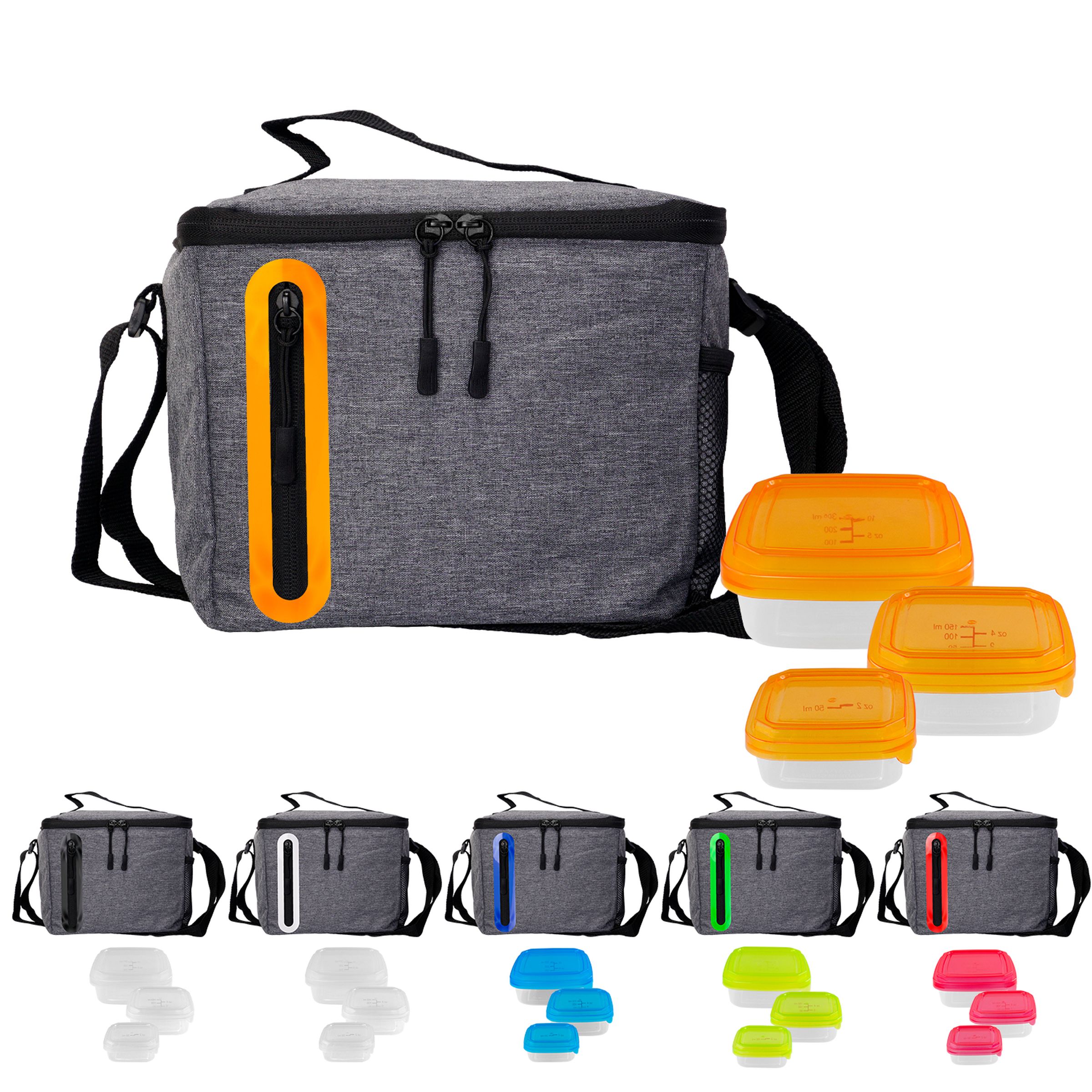 Portion Control Oval Cooler Lunch Set 1