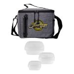 Portion Control Oval Cooler Lunch Set - Black Portion Control Oval Cooler Lunch Set - Black