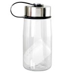 Metal Lanyard Lid 18 oz. Recycled Bottle with Floating Infuser - clear Metal Lanyard Lid 18 oz. Recycled Bottle with Floating Infuser - clear