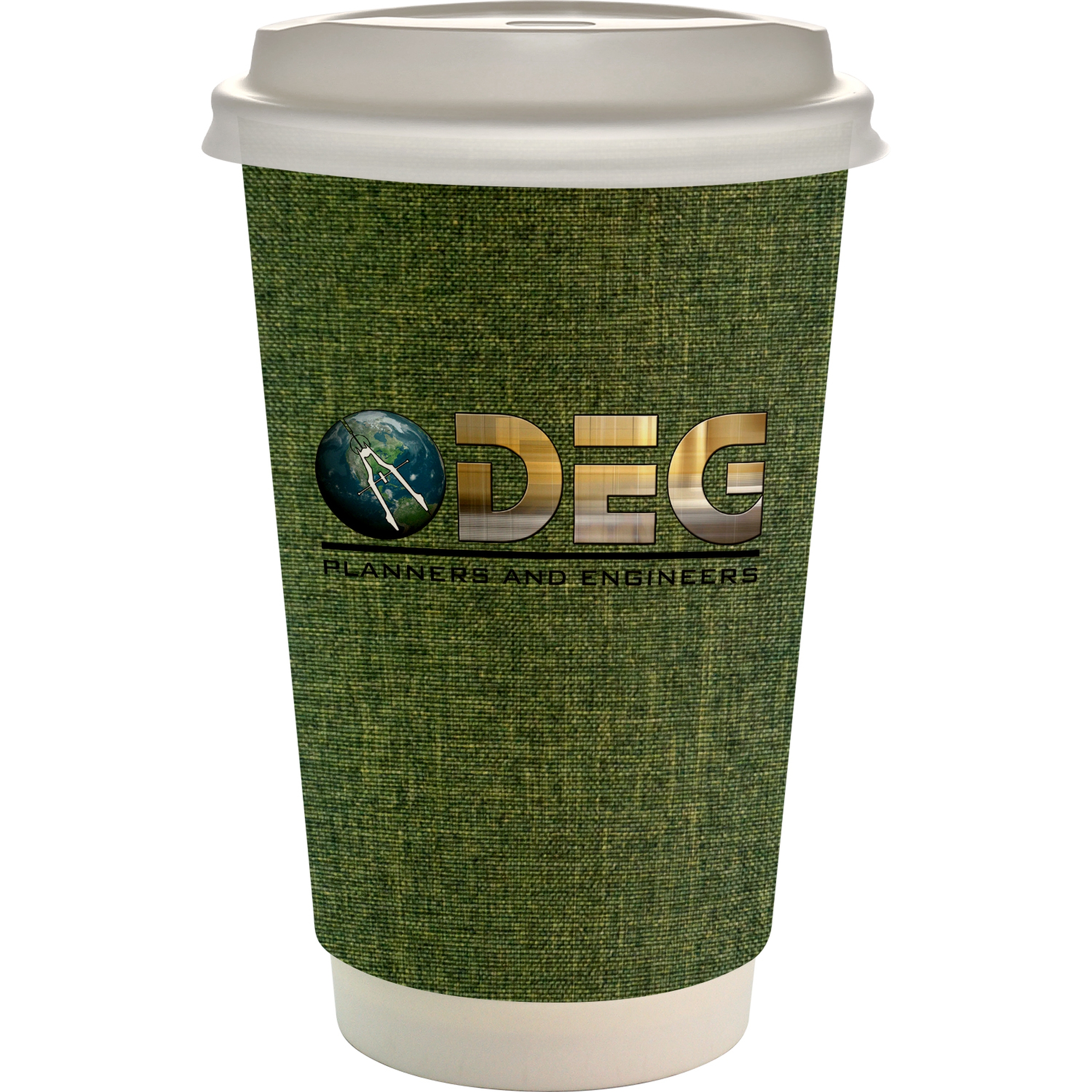 16 oz. Full Color Ridge Paper Cup With Lid 1