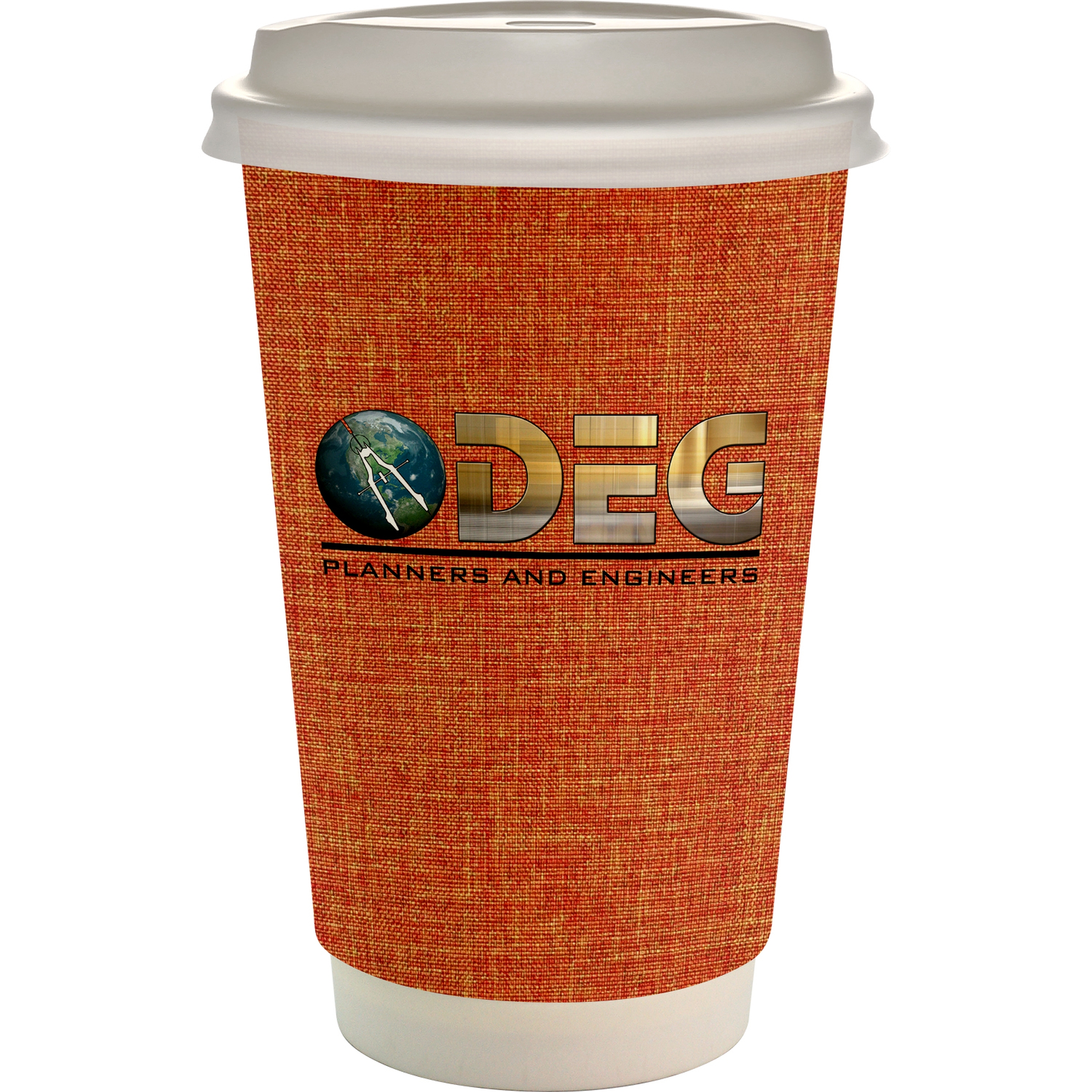 16 oz. Full Color Ridge Paper Cup With Lid 1