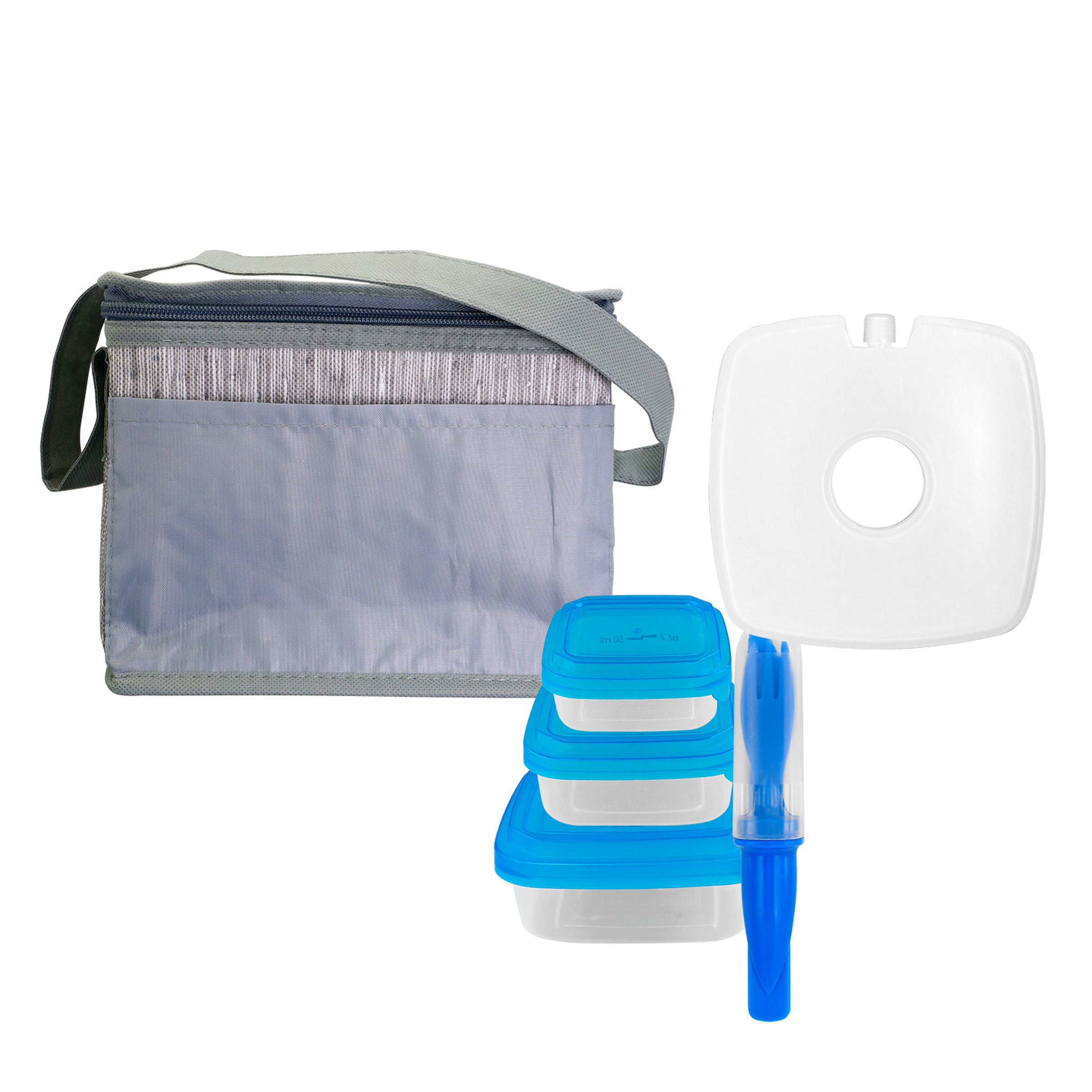 Gray Graph Chilled Lunch Set 1